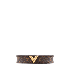 LOUIS VUITTON - Bracelet V Essential Louis Vuitton en toile enduite monogrammée