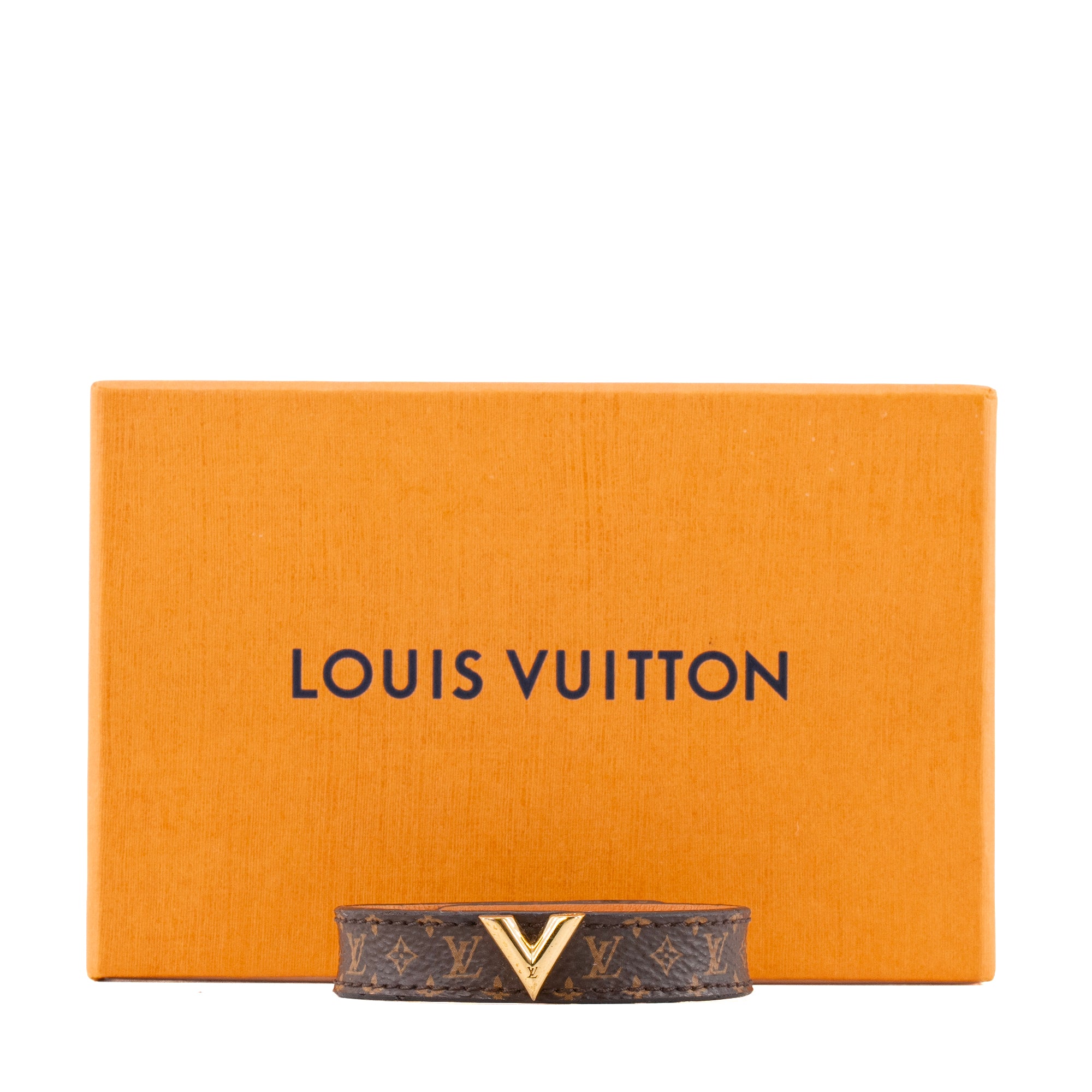 LOUIS VUITTON - Bracelet V Essential Louis Vuitton en toile enduite monogrammée