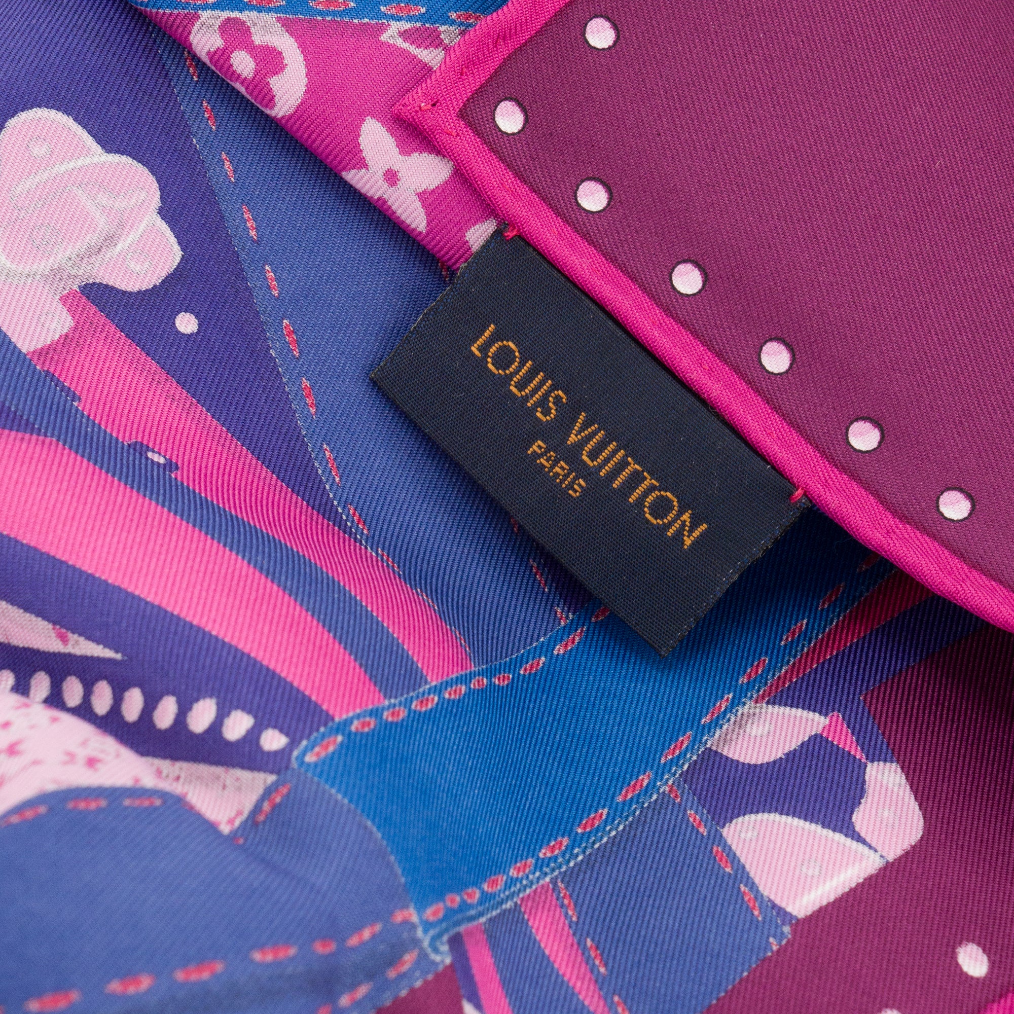 LOUIS VUITTON - Carré 70 Louis Vuitton en soie multicolore