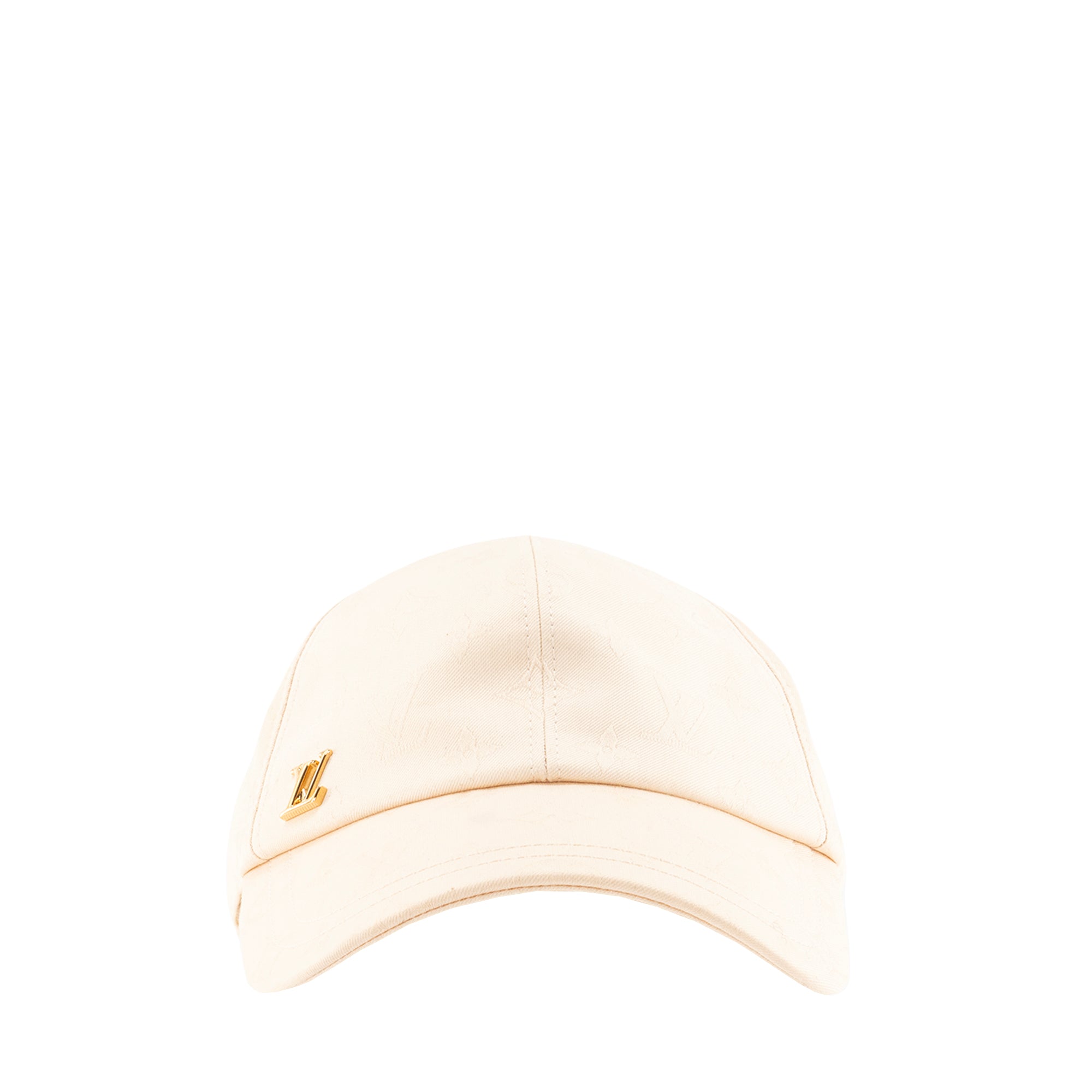 LOUIS VUITTON - Casquette Louis Vuitton en toile monogrammée beige (TU)