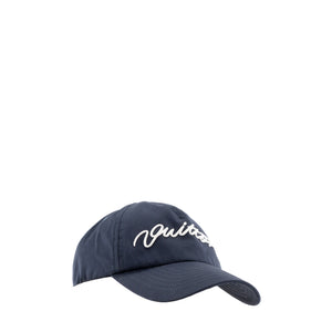 LOUIS VUITTON - Casquette Signature Louis Vuitton en toile bleu marine (S)