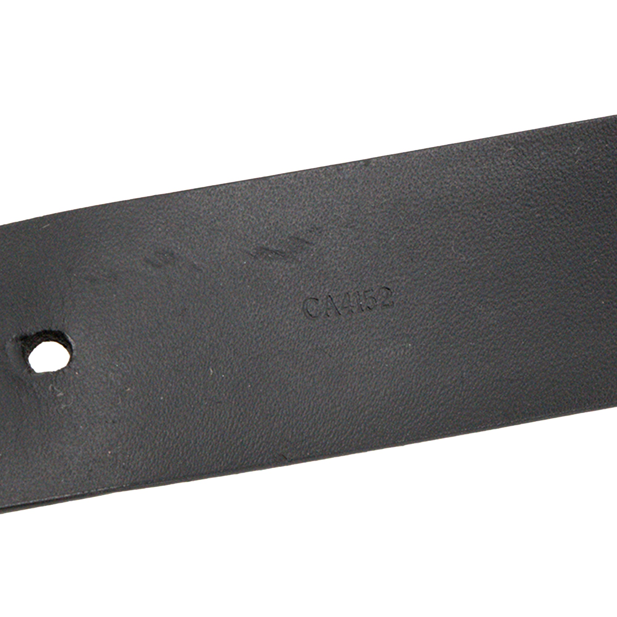 LOUIS VUITTON - Ceinture Logo Louis Vuitton en cuir lisse noir (T110)
