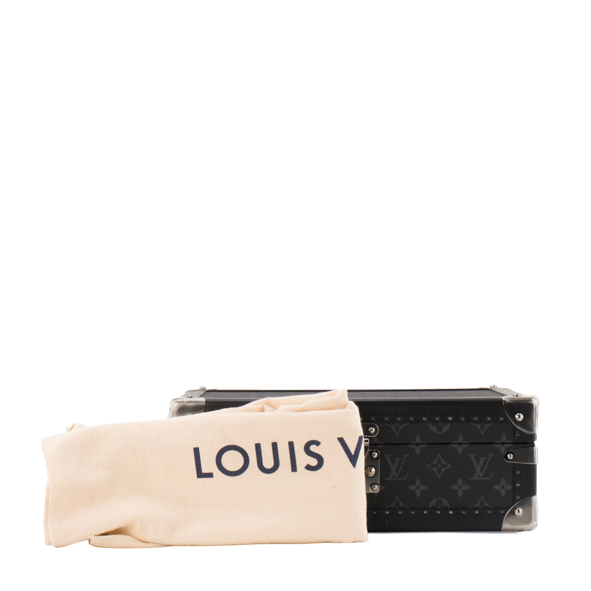 LOUIS VUITTON - Coffret 8 montres Louis Vuitton en toile enduite monogrammée éclipse