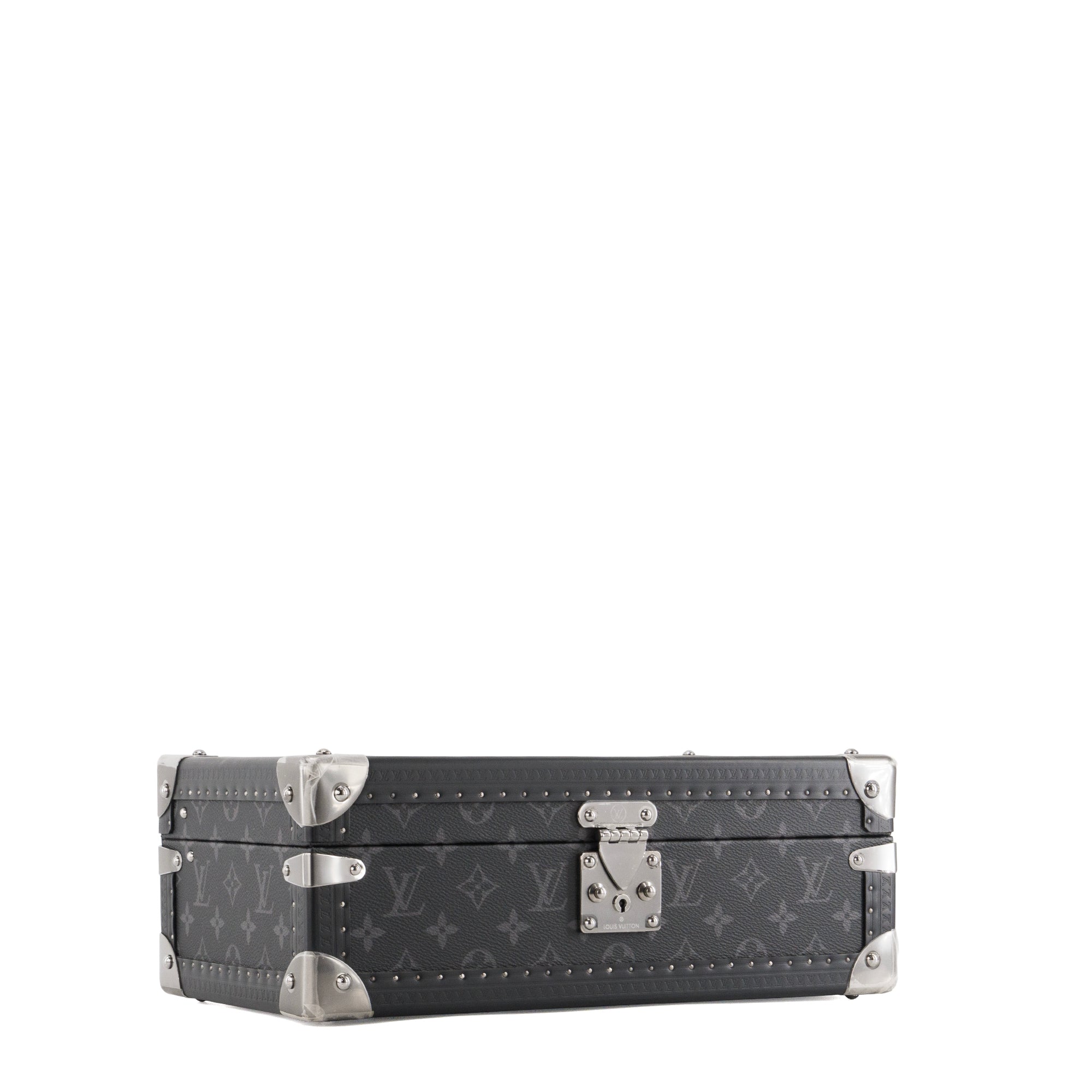 LOUIS VUITTON - Coffret 8 montres Louis Vuitton en toile enduite monogrammée éclipse