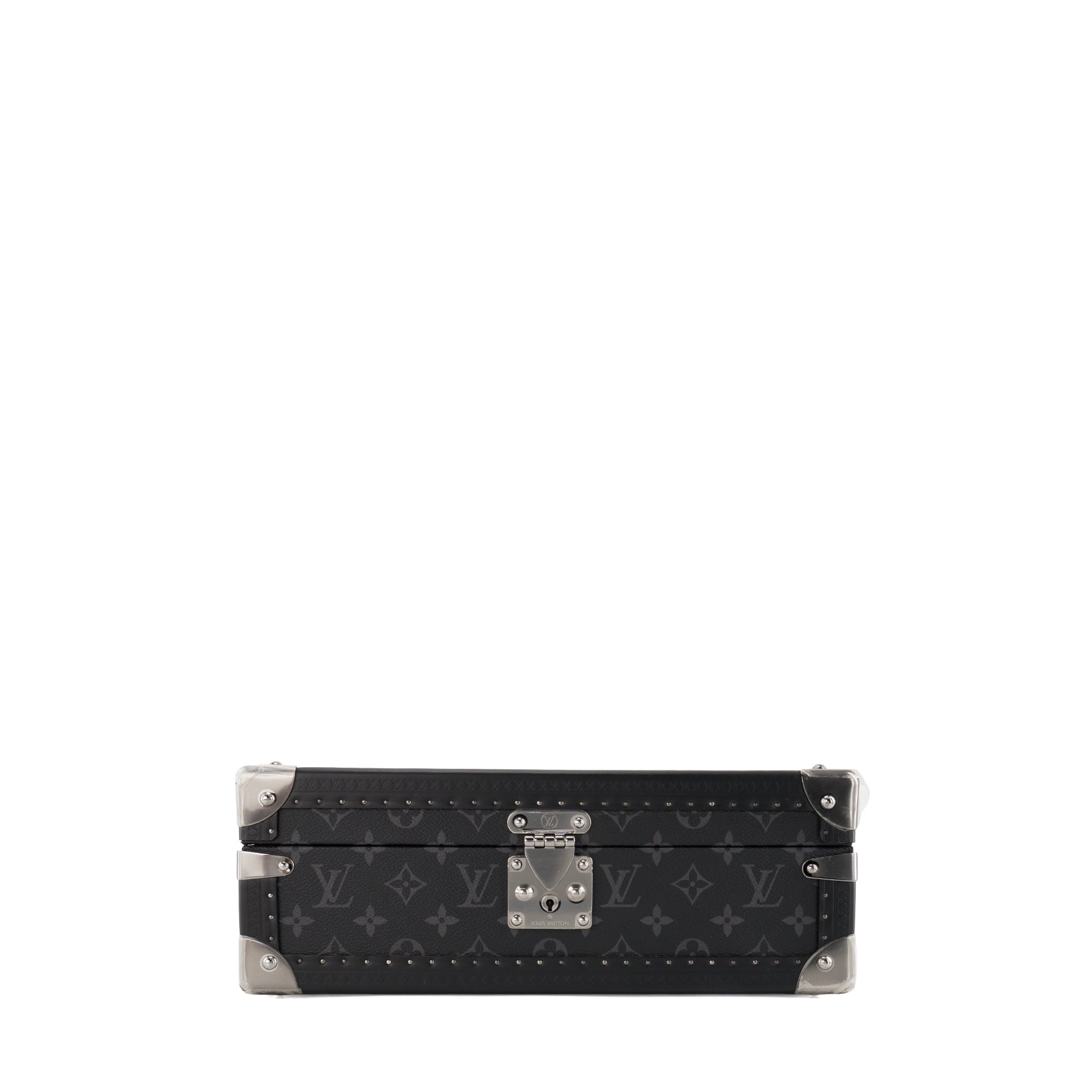 LOUIS VUITTON - Coffret 8 montres Louis Vuitton en toile enduite monogrammée éclipse