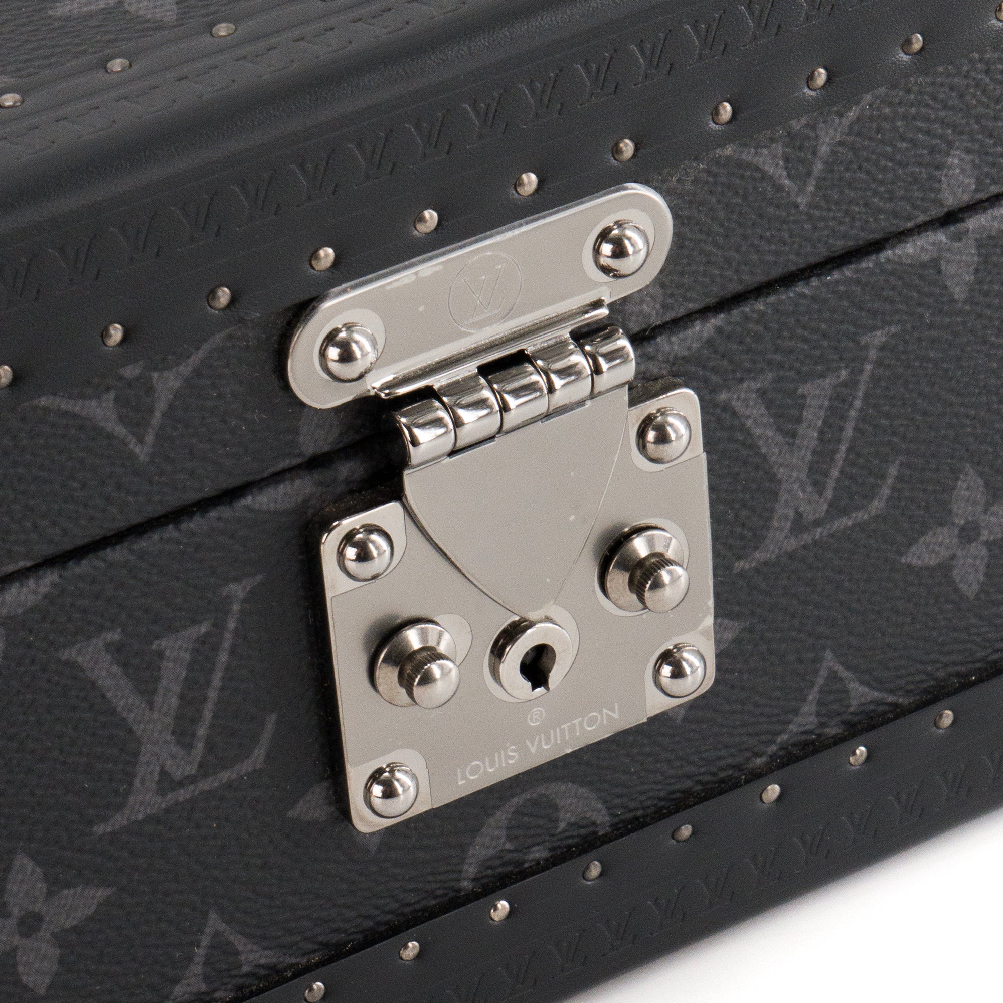 LOUIS VUITTON - Coffret 8 montres Louis Vuitton en toile enduite monogrammée éclipse