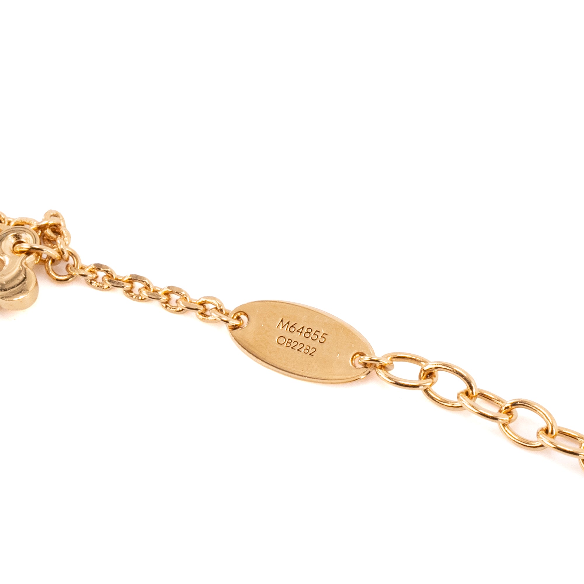 LOUIS VUITTON - Collier Blooming Louis Vuitton en métal doré