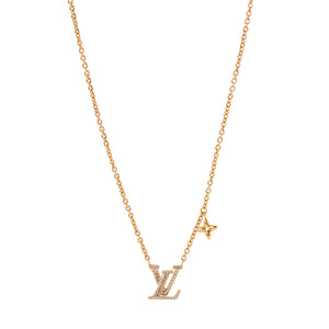LOUIS VUITTON - Collier LV Iconic Louis Vuitton en métal doré avec strass
