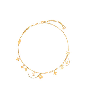 LOUIS VUITTON - Louis Vuitton Blooming flexible necklace in gold metal