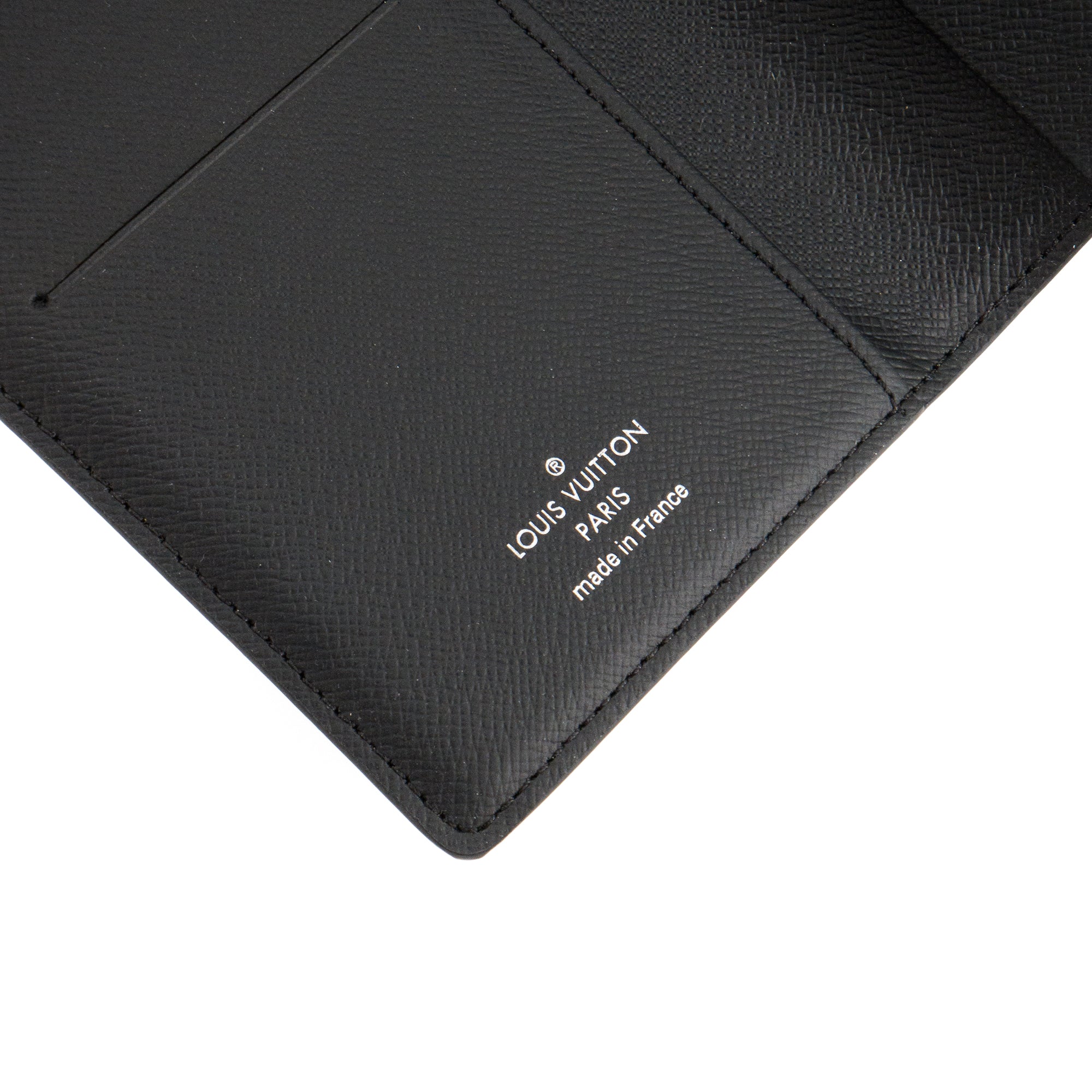 LOUIS VUITTON - Couverture Agenda de poche Louis Vuitton en toile damier graphite