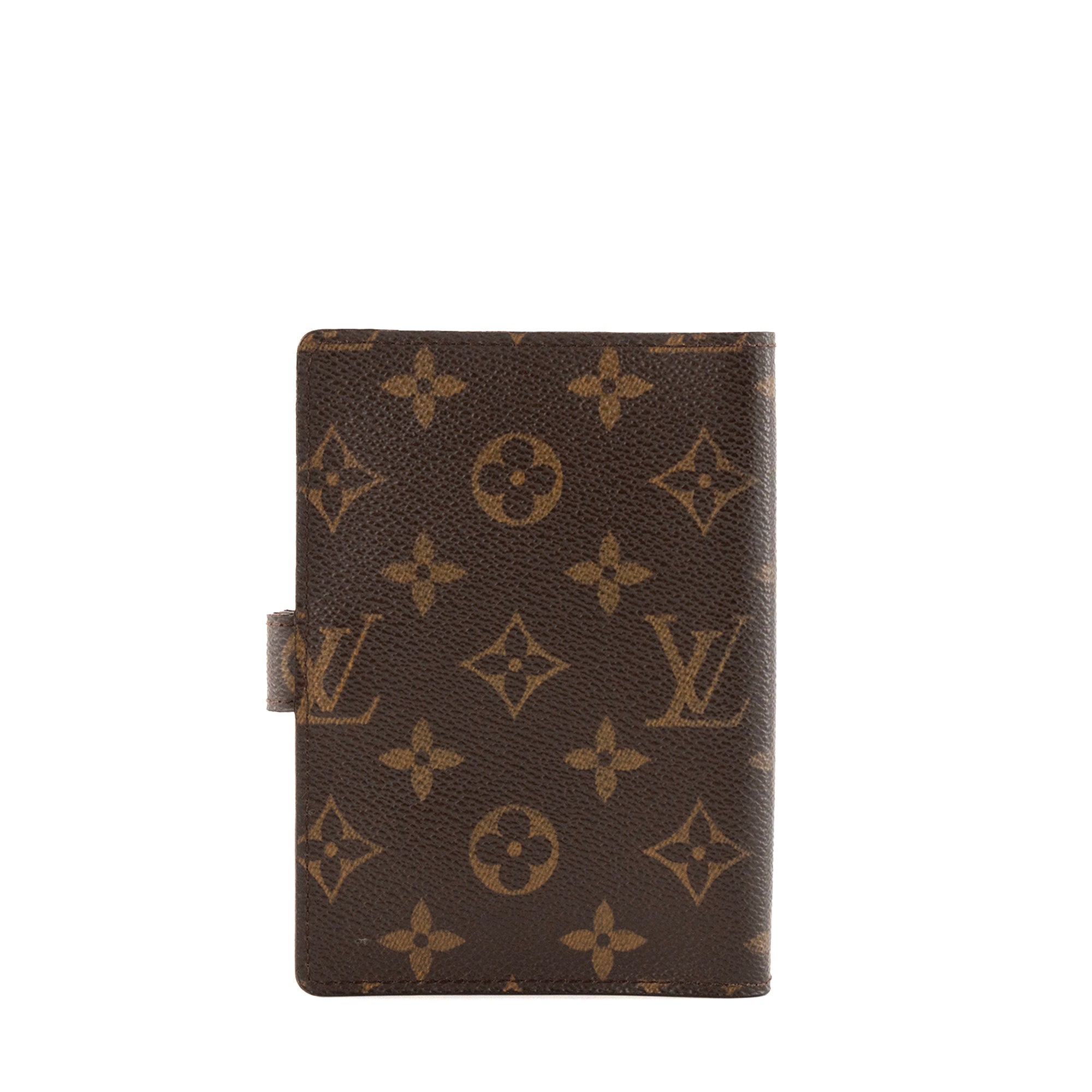 LOUIS VUITTON - Couverture Agenda Louis Vuitton en toile enduite monogrammée vintage