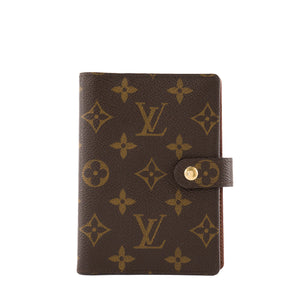 LOUIS VUITTON - Couverture agenda Louis Vuitton en toile enduite monogrammée