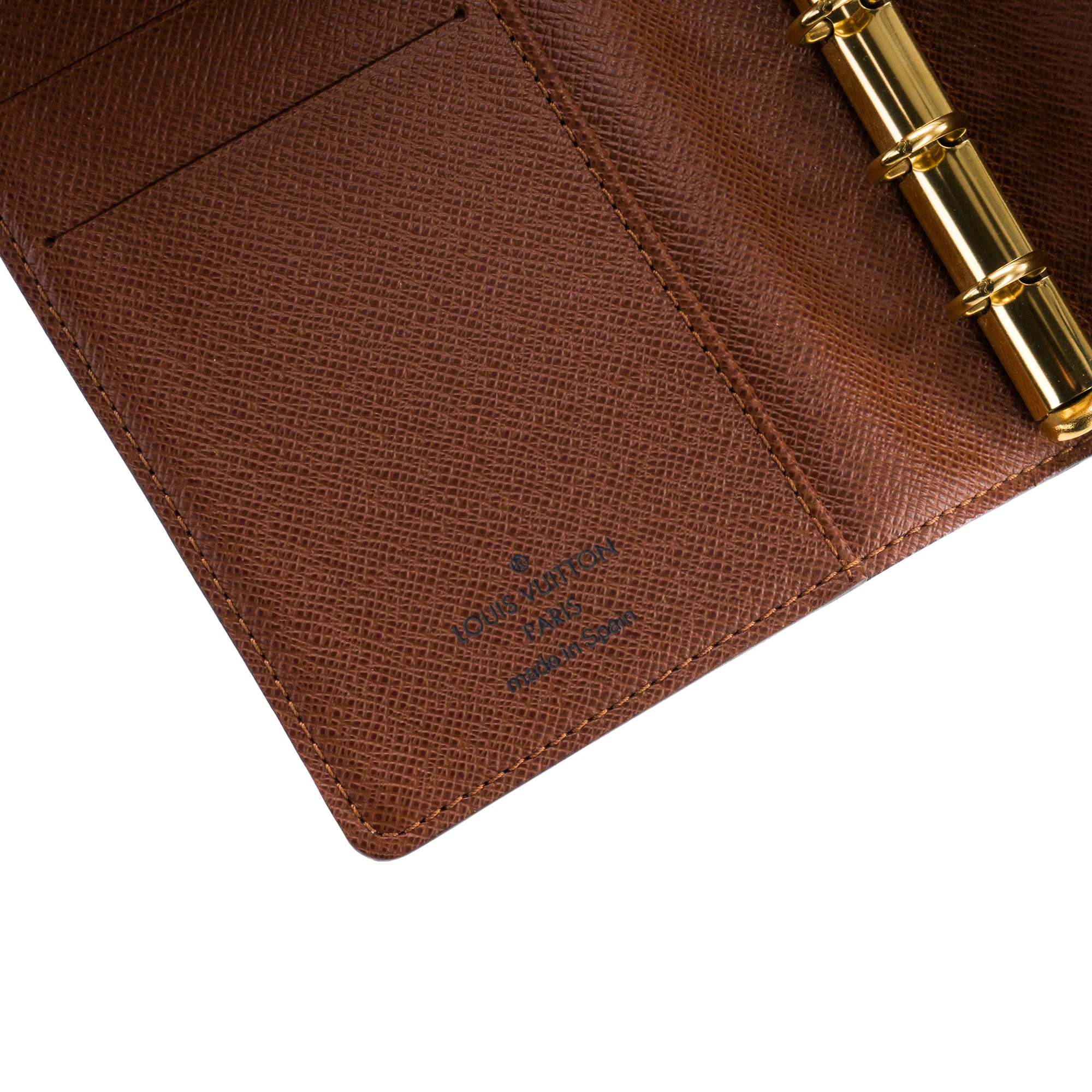 LOUIS VUITTON - Couverture agenda Louis Vuitton en toile enduite monogrammée