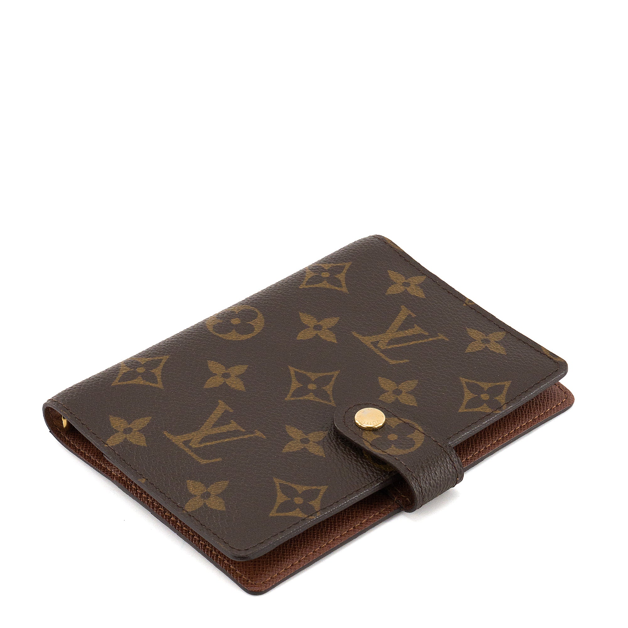 LOUIS VUITTON - Couverture agenda Louis Vuitton en toile enduite monogrammée