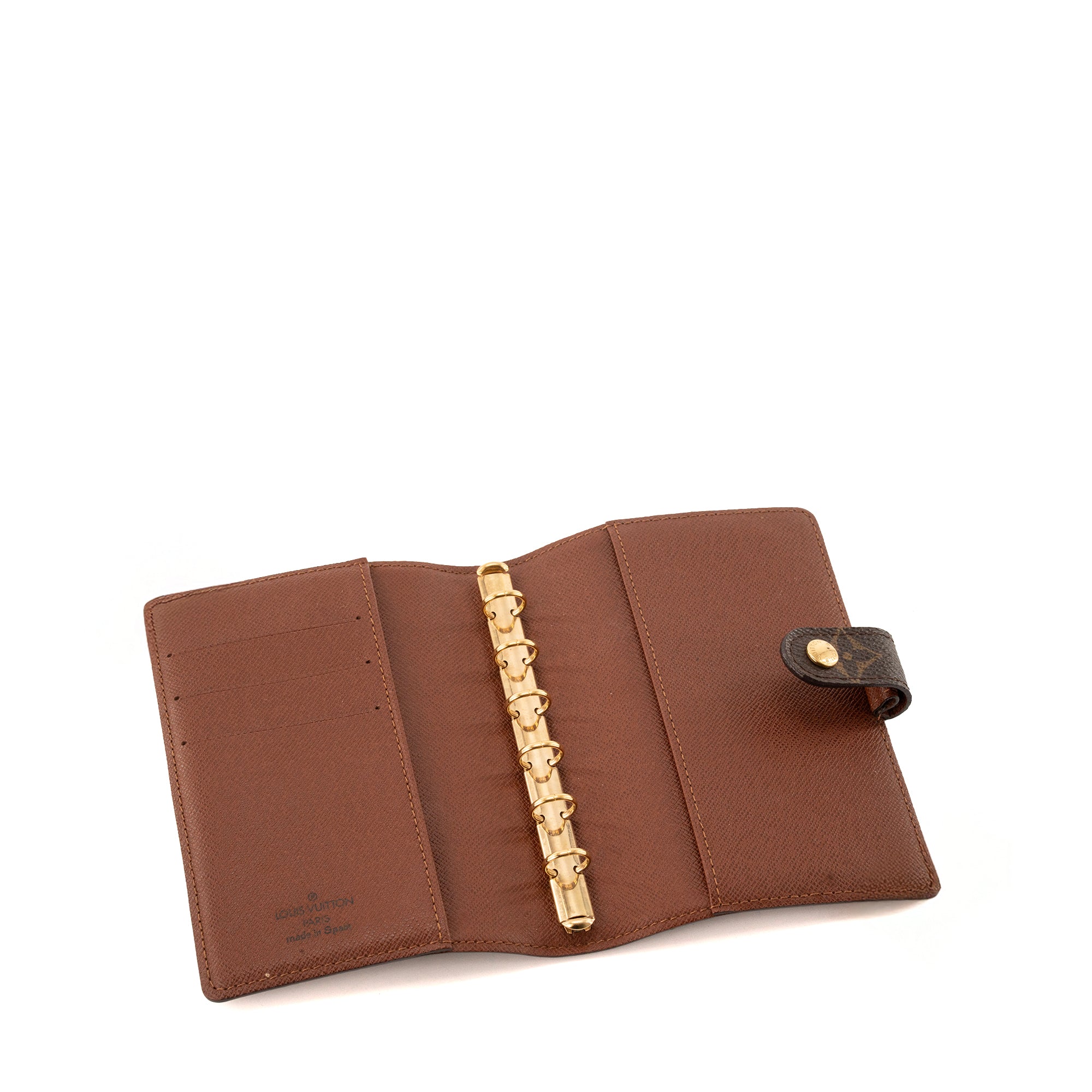 LOUIS VUITTON - Couverture agenda  Louis Vuitton en toile monogramme vintage