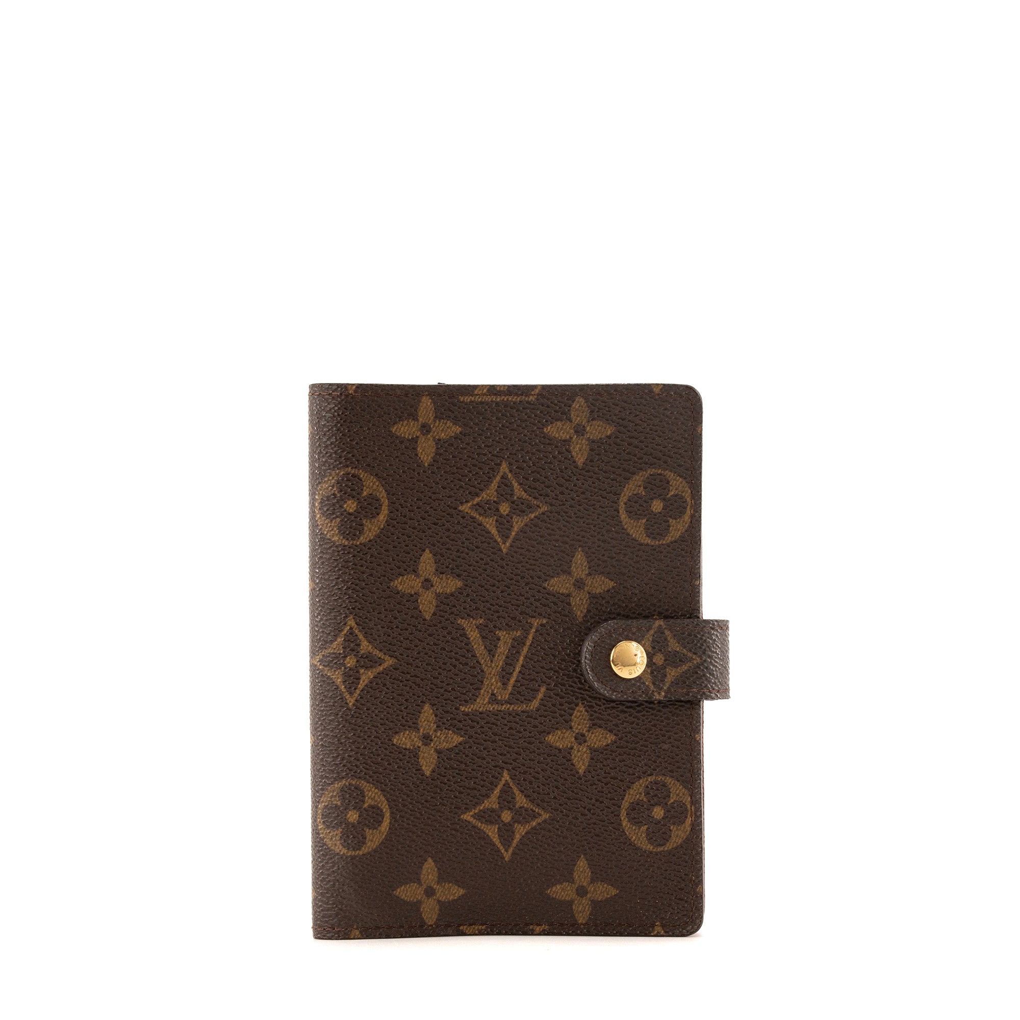 LOUIS VUITTON - Couverture agenda  Louis Vuitton en toile monogramme vintage
