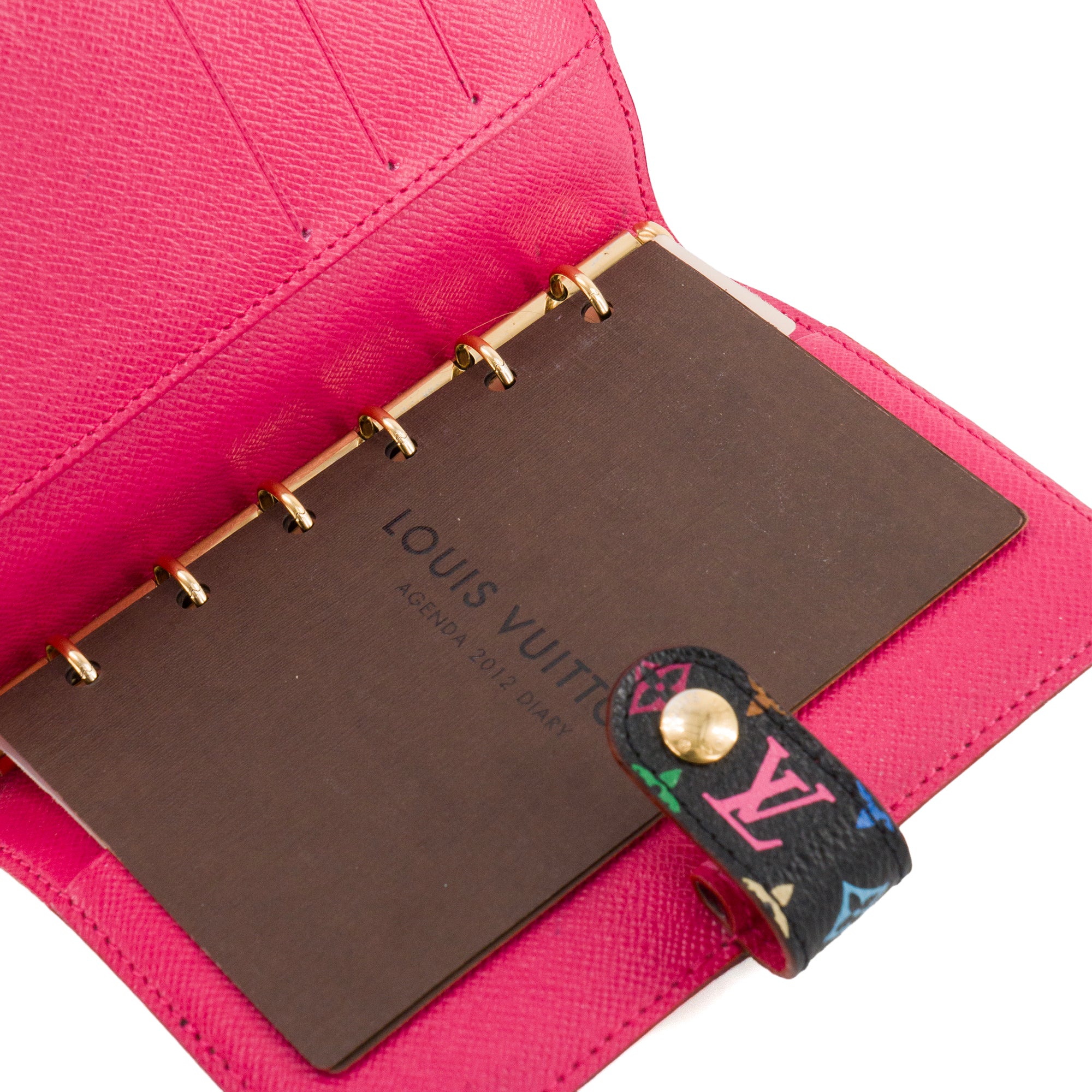 LOUIS VUITTON - Couverture Agenda Louis Vuitton x Takashi Murakami en toile enduite monogrammée multicolore
