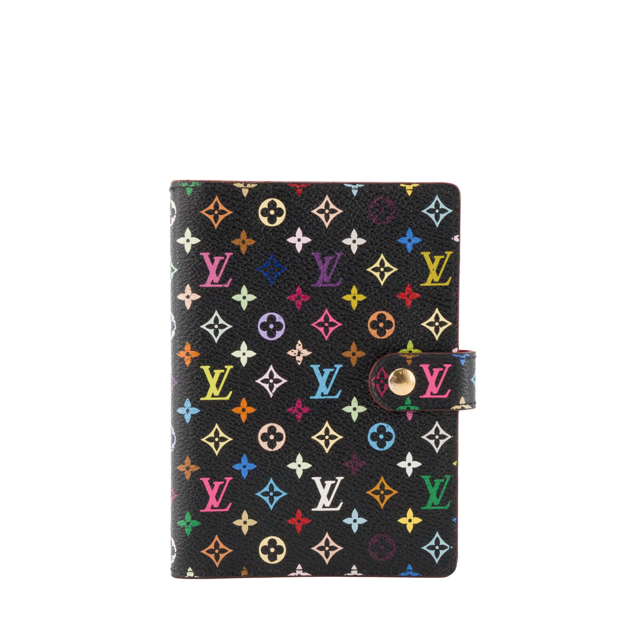 LOUIS VUITTON - Couverture Agenda Louis Vuitton x Takashi Murakami en toile enduite monogrammée multicolore