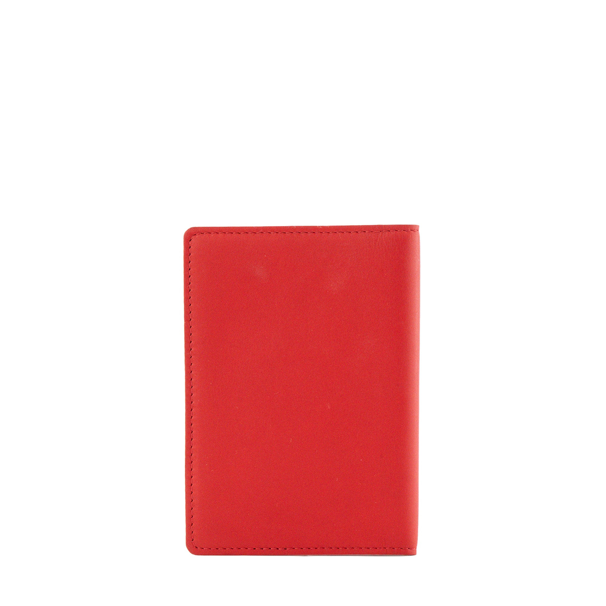 LOUIS VUITTON - Couverture Passeport Louis Vuitton en cuir lisse rouge