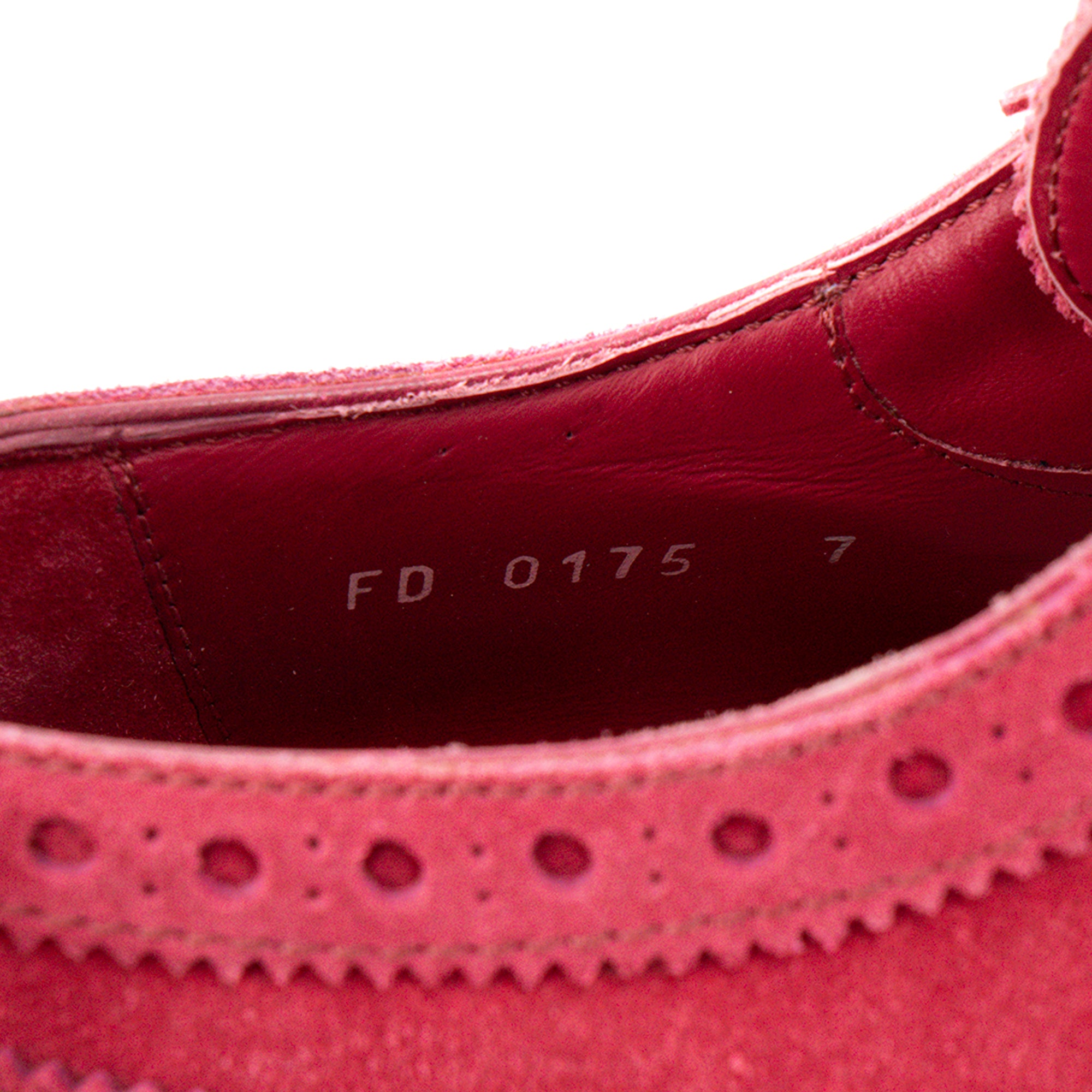 LOUIS VUITTON - Derbies Louis Vuitton en daim rose (T41,5)