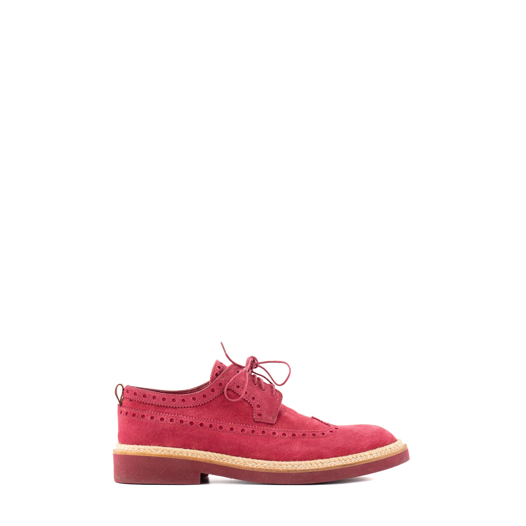 LOUIS VUITTON - Derbies Louis Vuitton en daim rose (T41,5)