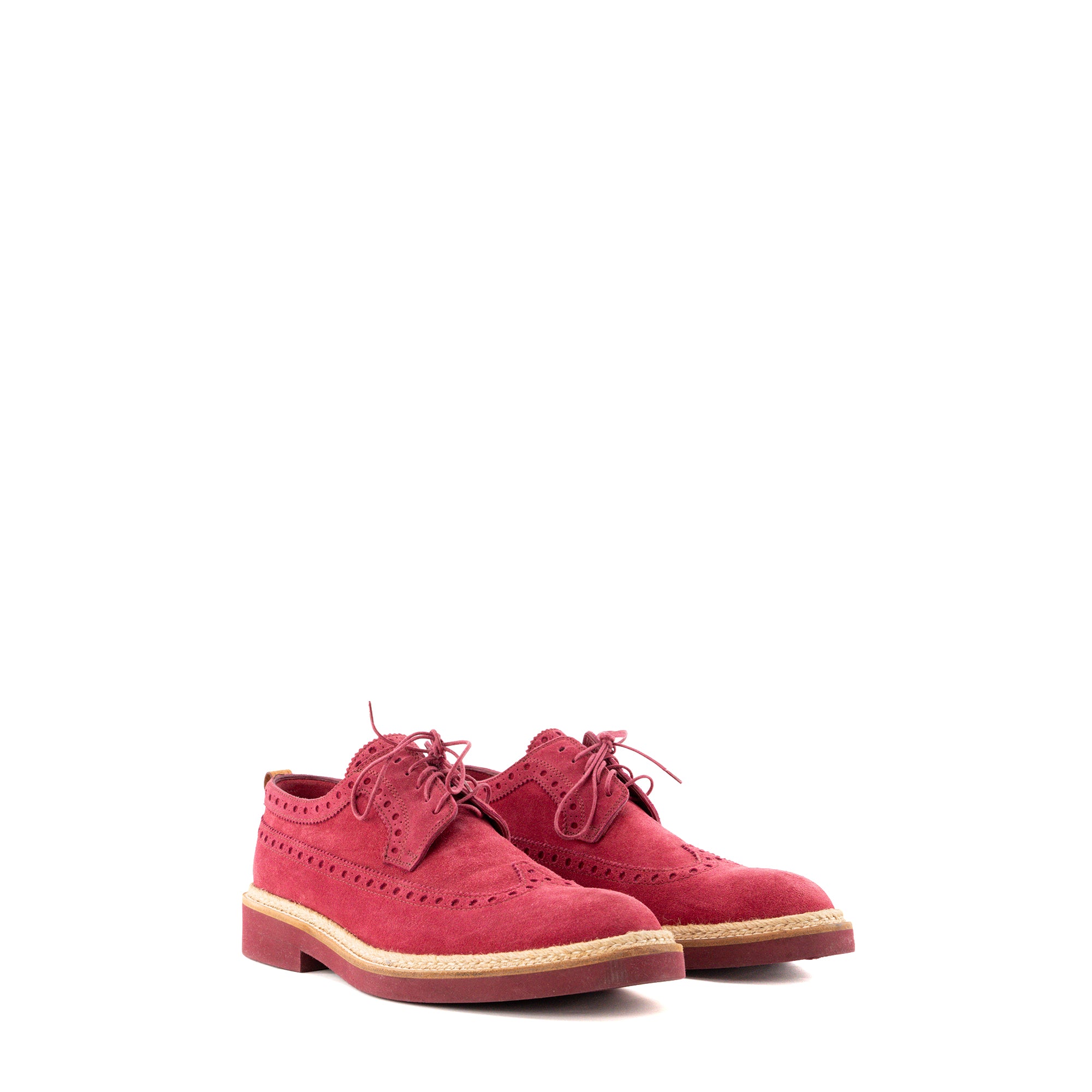 LOUIS VUITTON - Derbies Louis Vuitton en daim rose (T41,5)