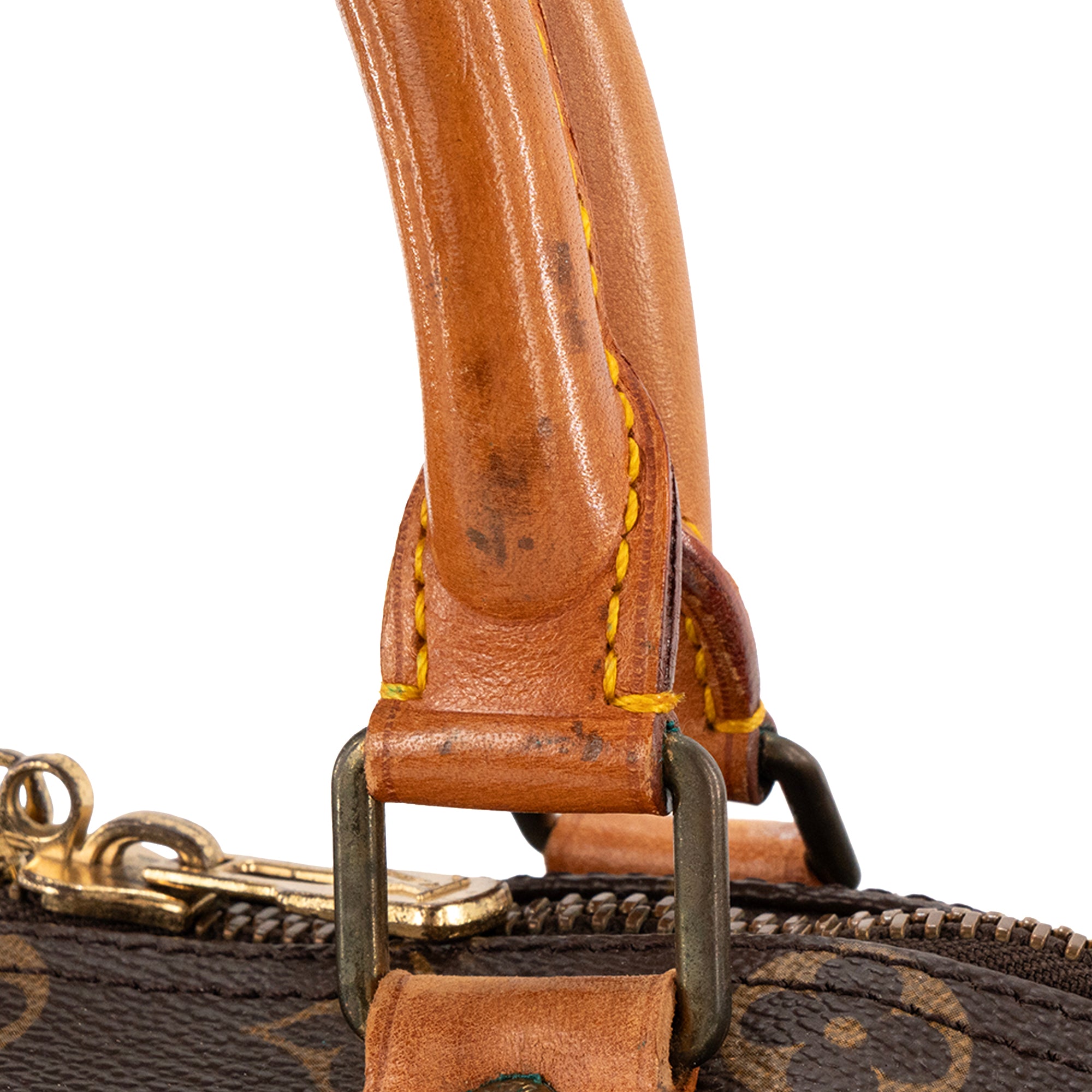 LOUIS VUITTON - Sac de voyage Keepall 45 Louis Vuitton en toile monogrammée vintage