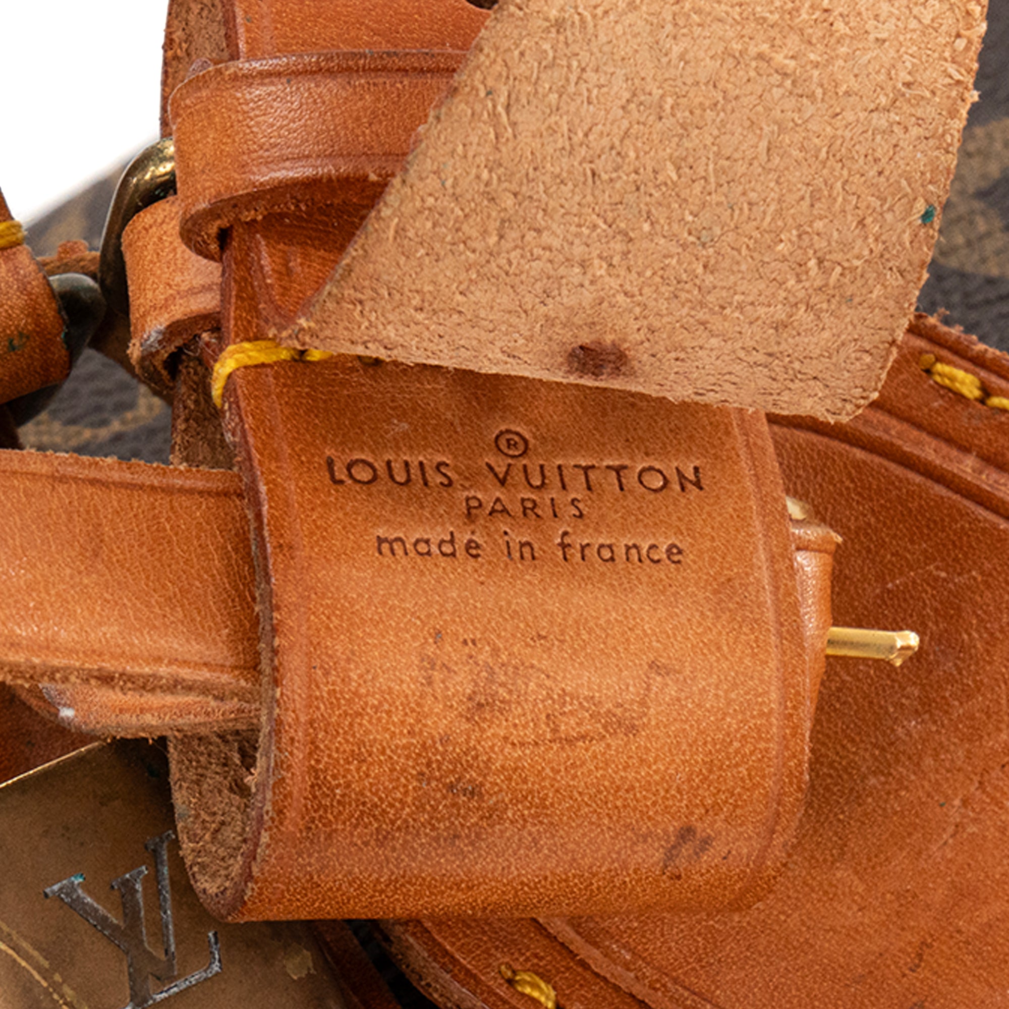 LOUIS VUITTON - Sac de voyage Keepall 45 Louis Vuitton en toile monogrammée vintage