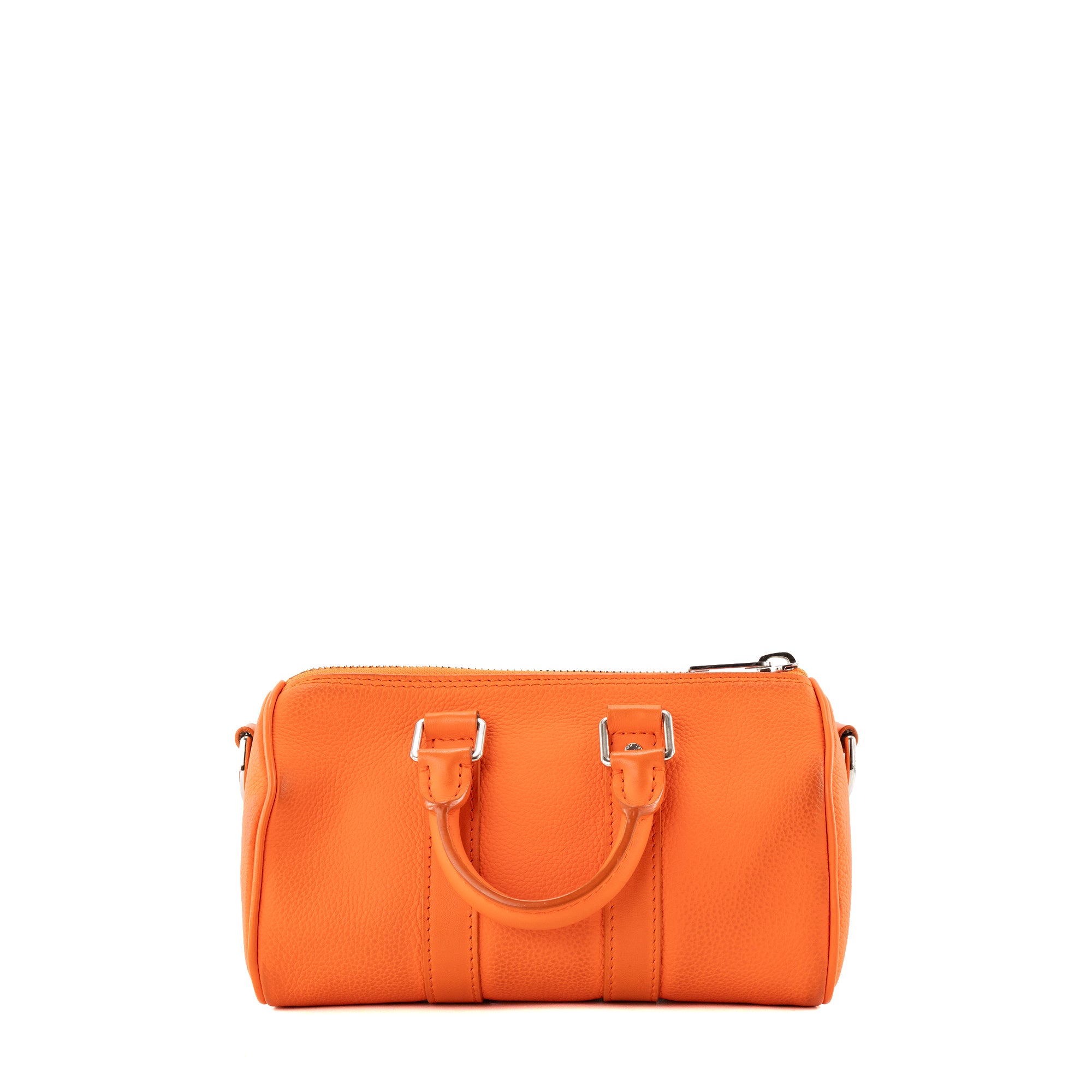 LOUIS VUITTON - Sac à bandoulière Keepall XS Louis Vuitton en cuir grainé orange