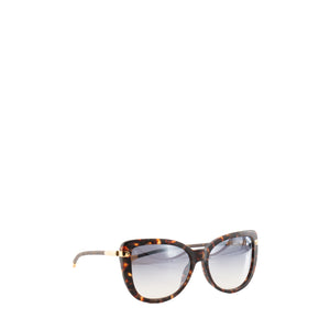 LOUIS VUITTON - Lunettes de soleil Charlotte Louis Vuitton en plastique et toile enduite marron