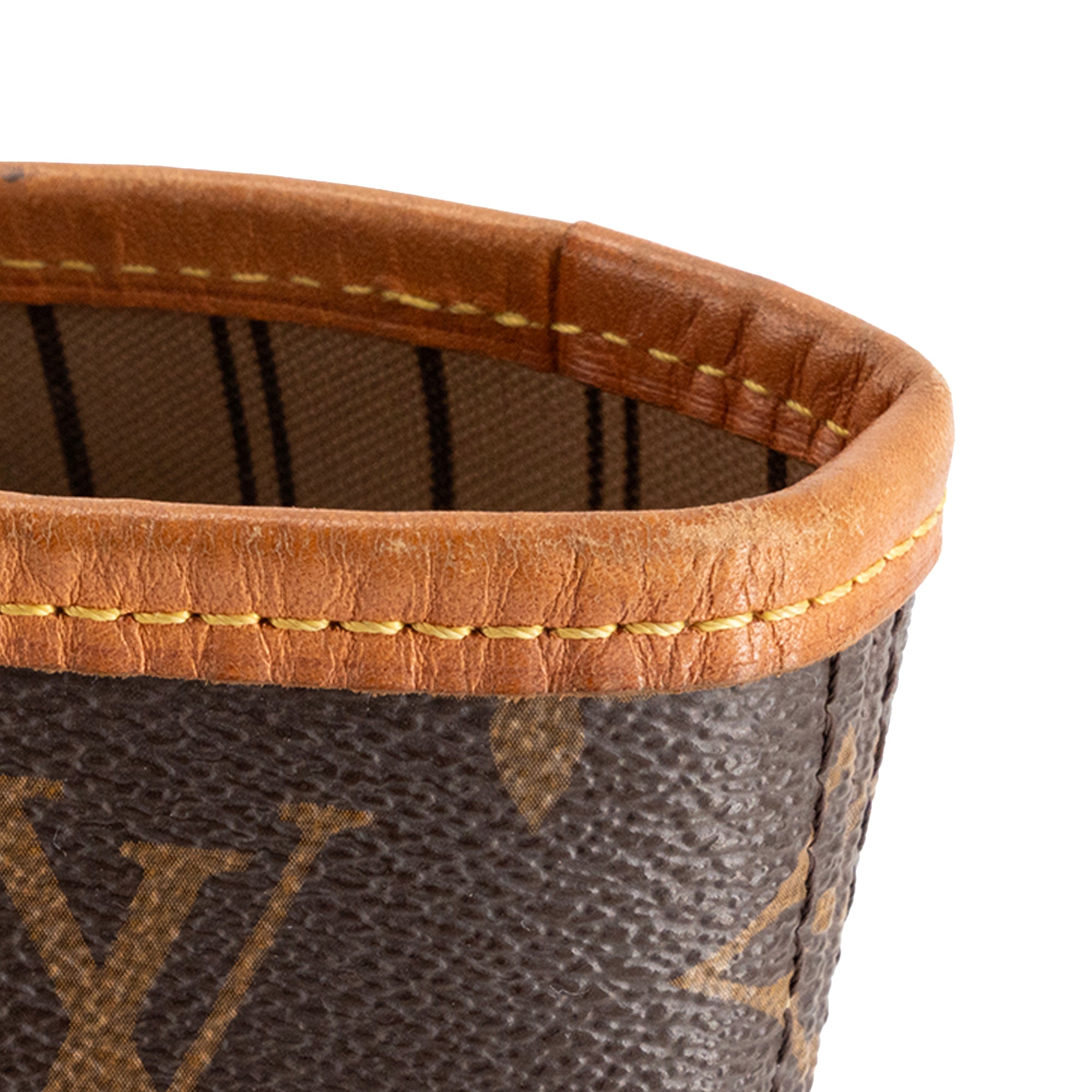 LOUIS VUITTON - Sac Cabas Neverfull MM Louis Vuitton en toile enduite monogrammée marron