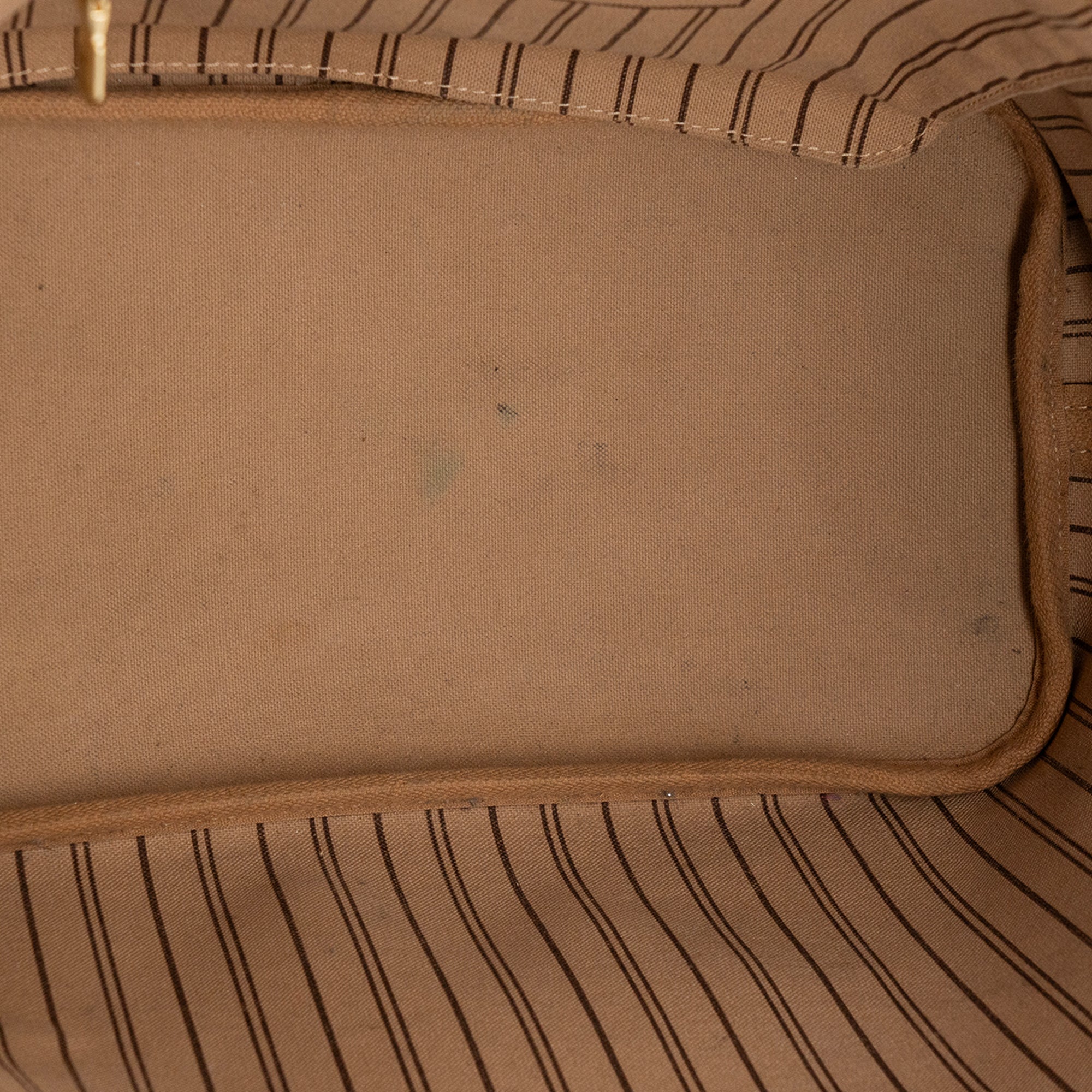 LOUIS VUITTON - Sac Cabas Neverfull MM Louis Vuitton en toile enduite monogrammée marron