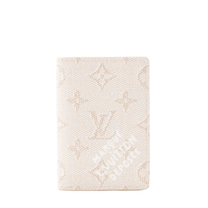 LOUIS VUITTON - Organizer de poche Louis Vuitton en toile enduite Monogram Heritage