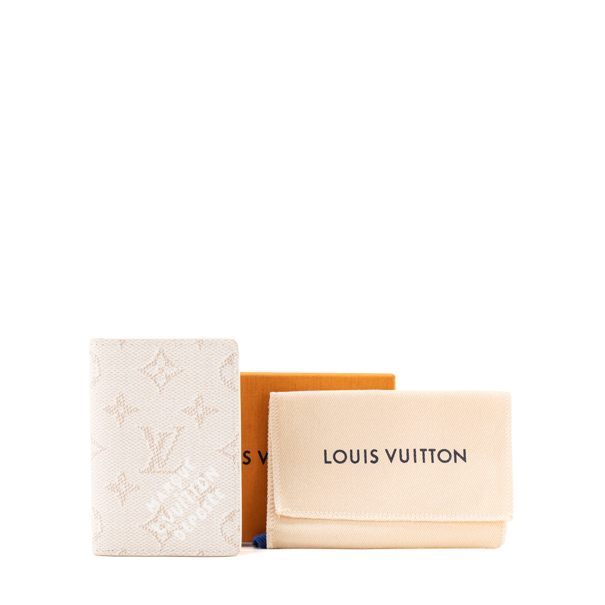 LOUIS VUITTON - Organizer de poche Louis Vuitton en toile enduite Monogram Heritage