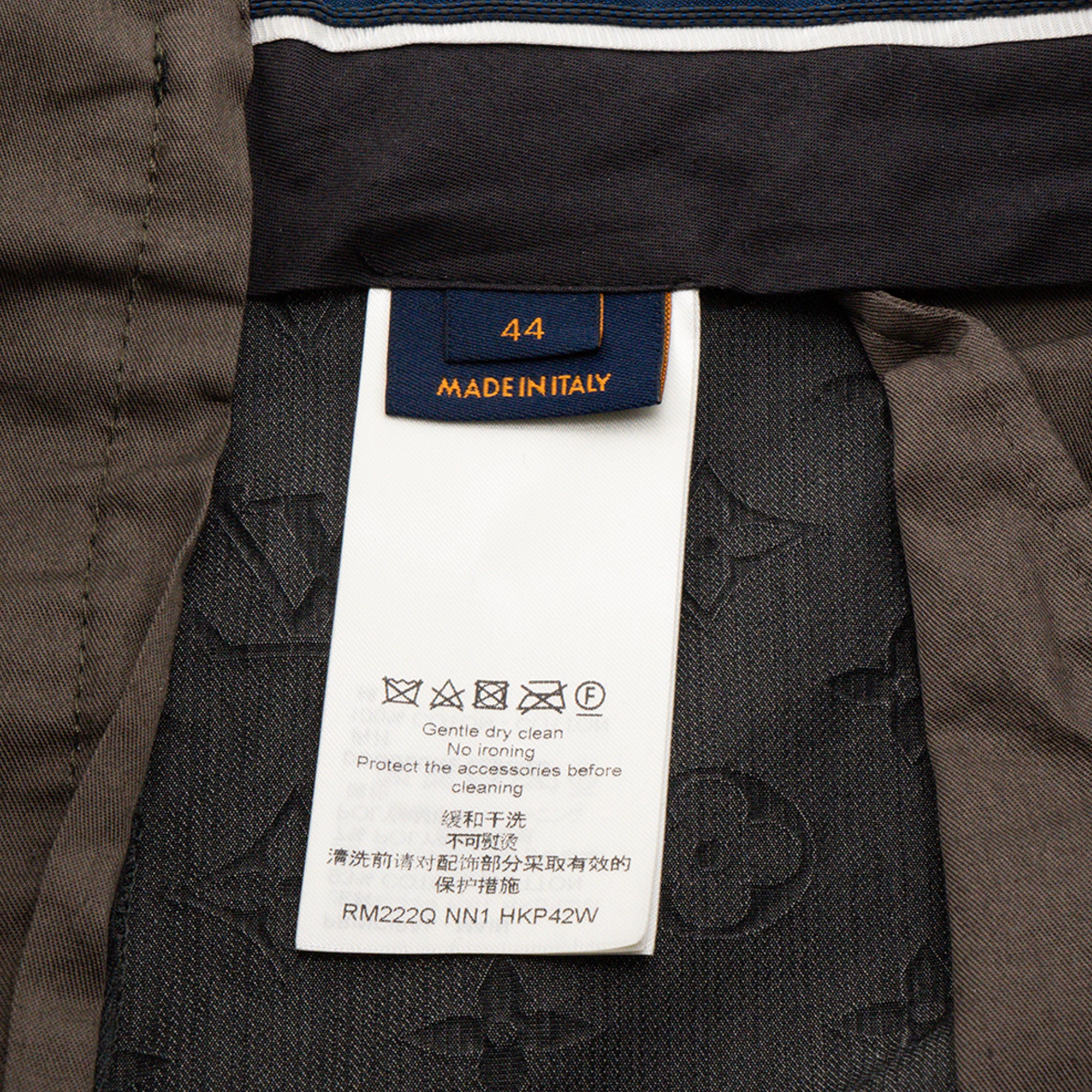 LOUIS VUITTON - Pantalon Louis Vuitton en toile monogrammée grise (T44)
