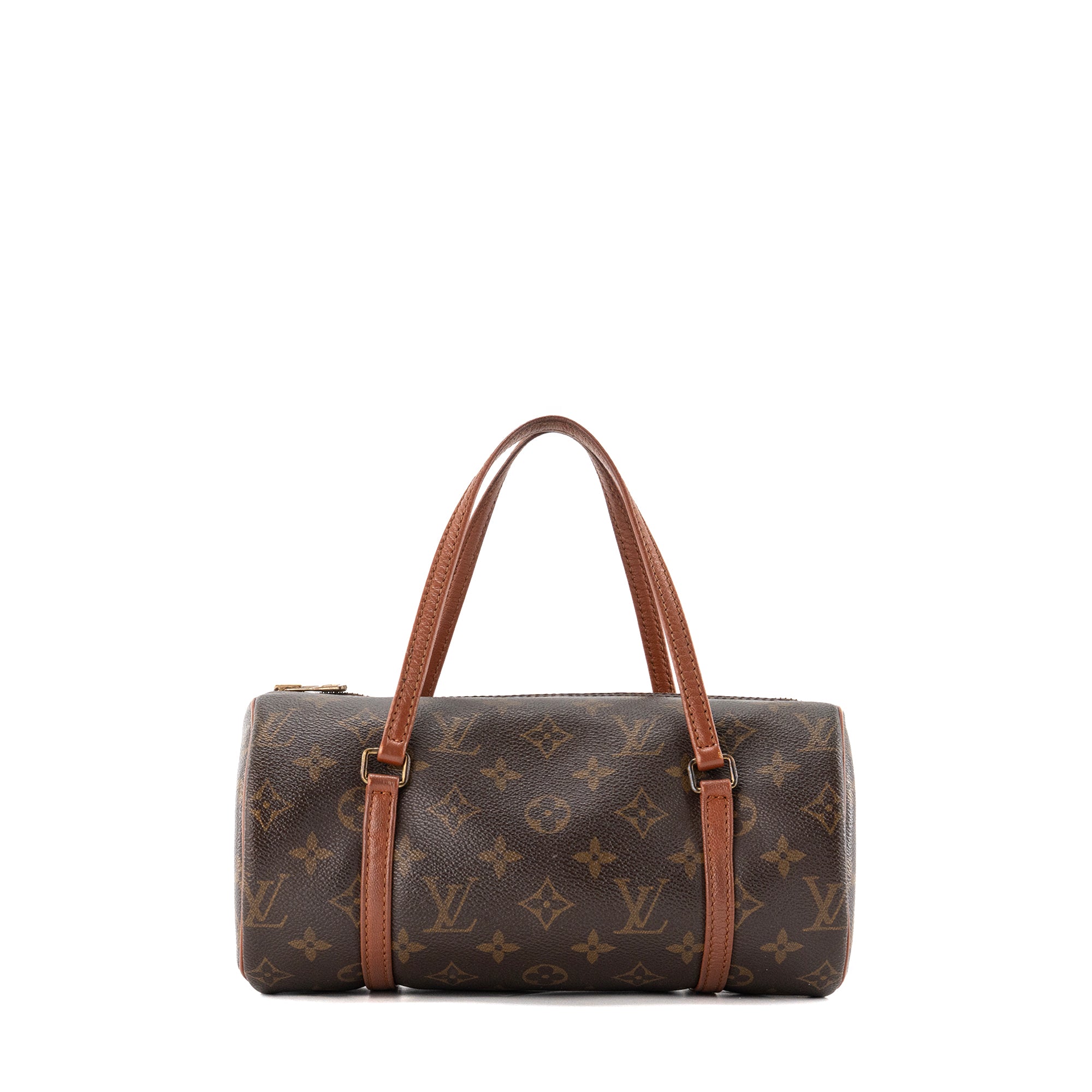 LOUIS VUITTON - Sac à main Papillon PM Louis Vuitton en toile monogrammée marron vintage