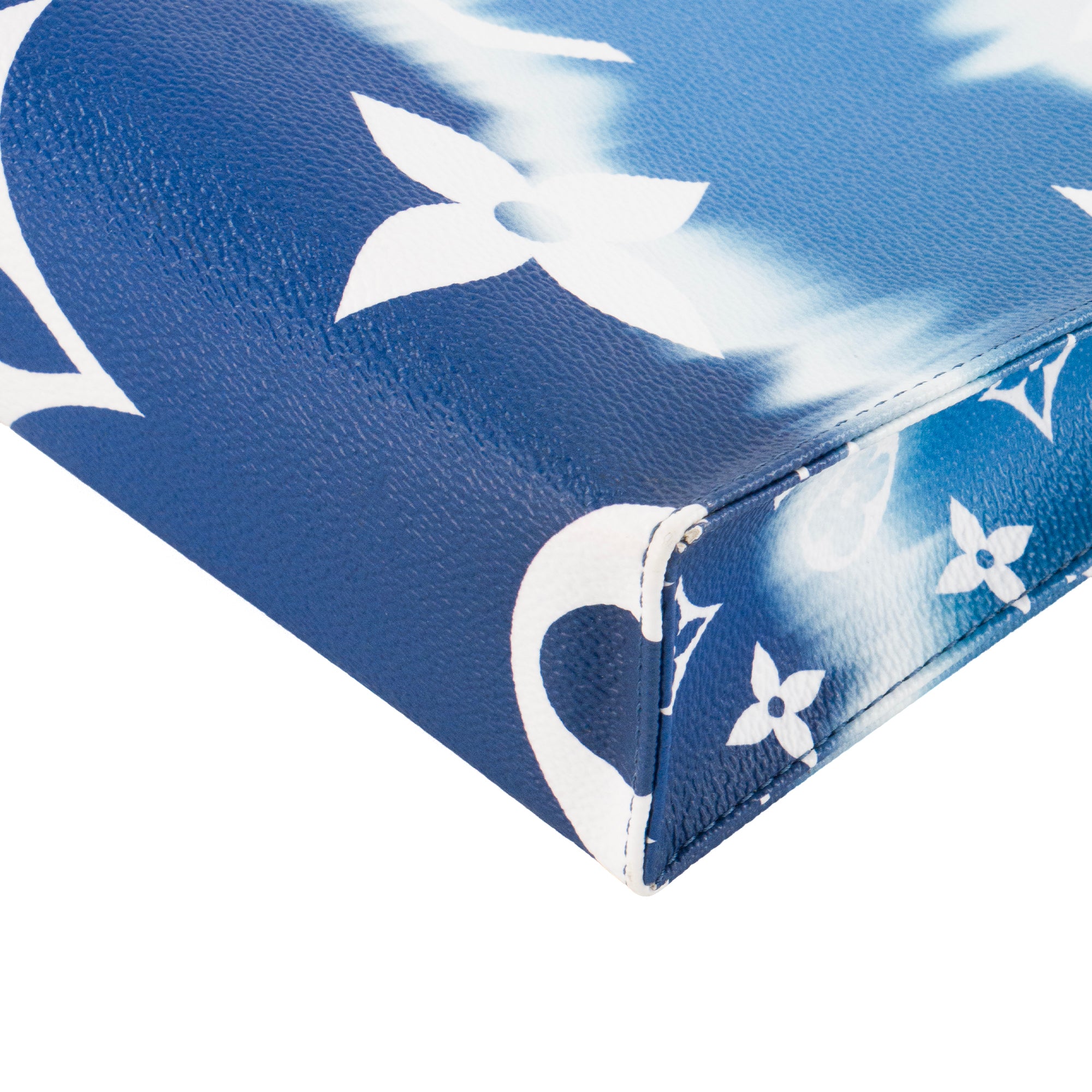 LOUIS VUITTON - Pochette 26 Escale Louis Vuitton en toile enduite bleu édition limitée