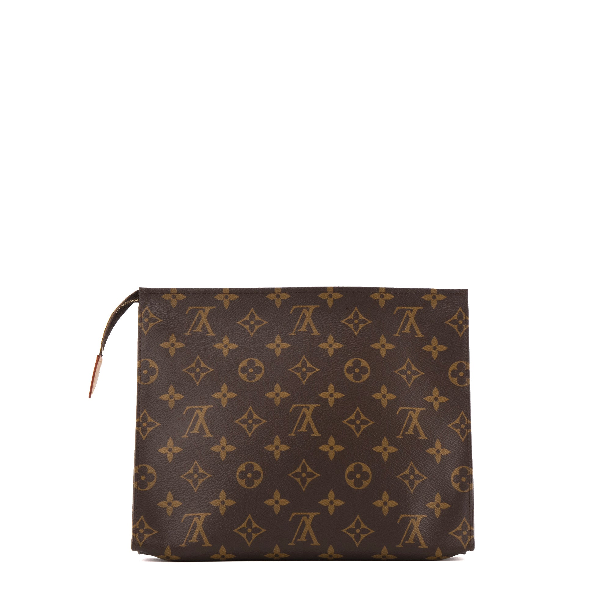 LOUIS VUITTON - Pochette 26 Louis Vuitton en toile enduite monogrammée