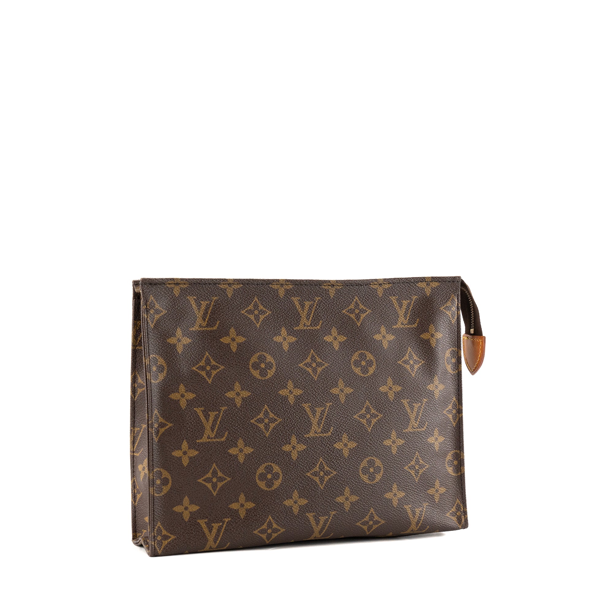 LOUIS VUITTON - Pochette 26 Louis Vuitton en toile enduite monogrammée vintage