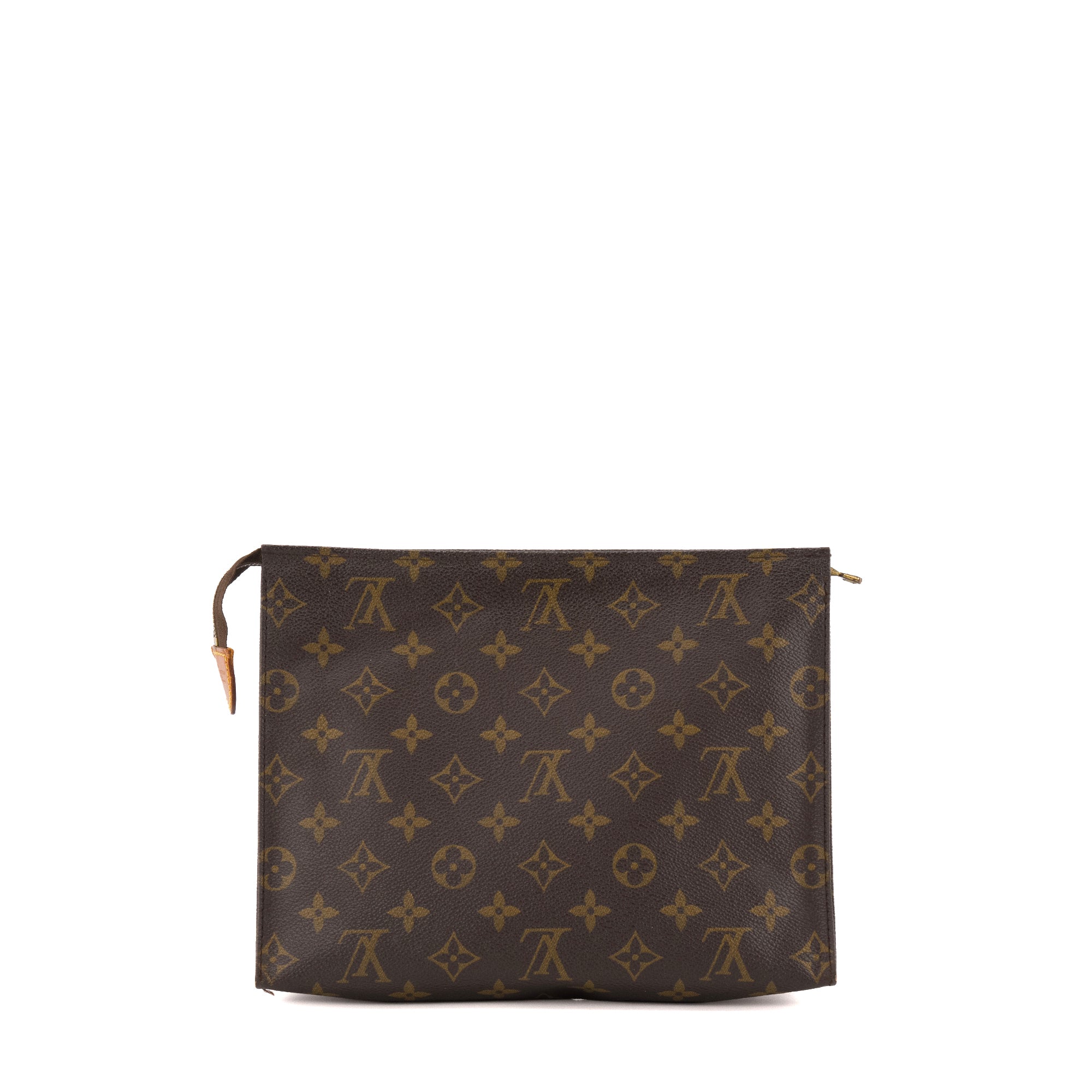 LOUIS VUITTON - Pochette 26 Louis Vuitton en toile enduite monogrammée vintage