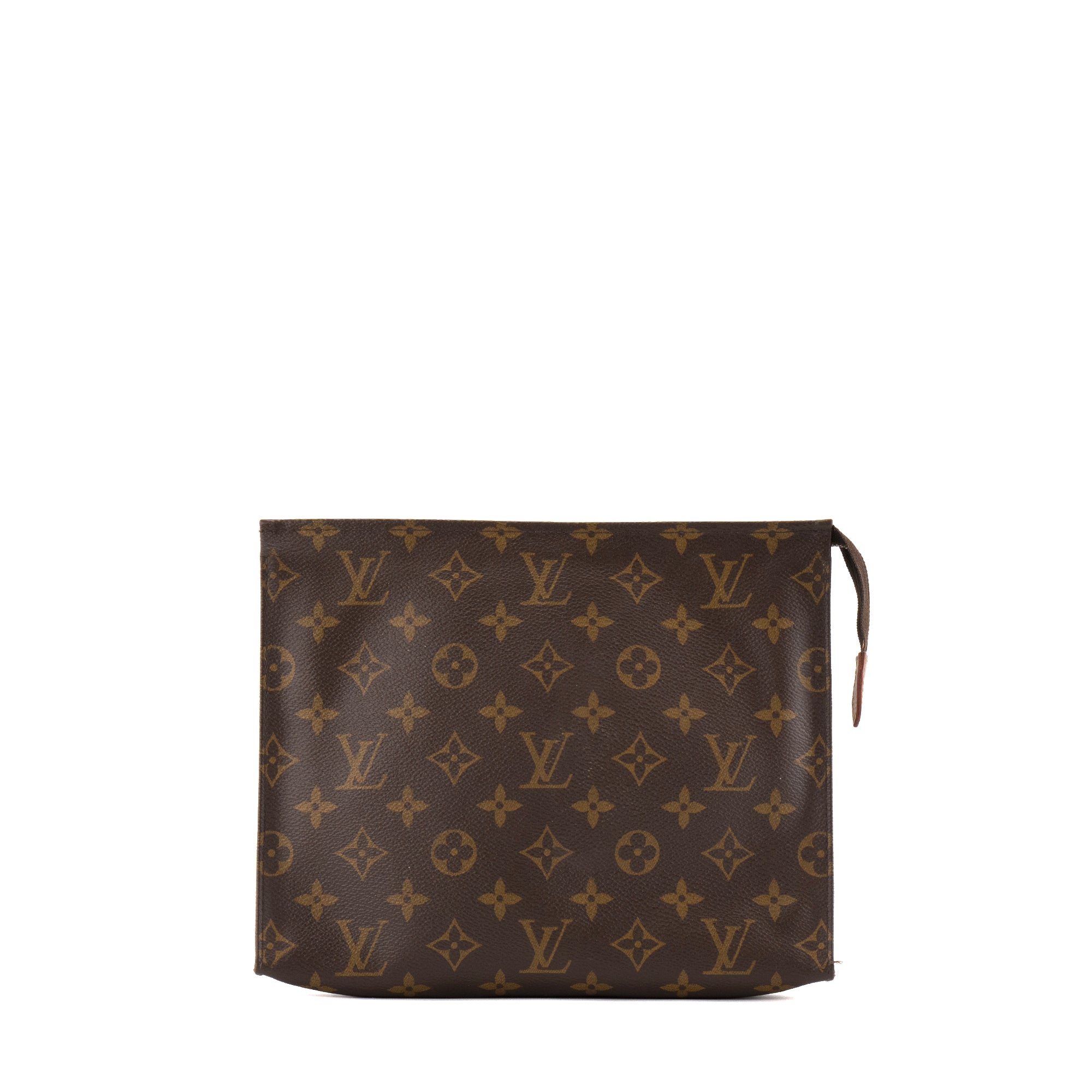 LOUIS VUITTON - Pochette 26 Louis Vuitton en toile enduite monogrammée