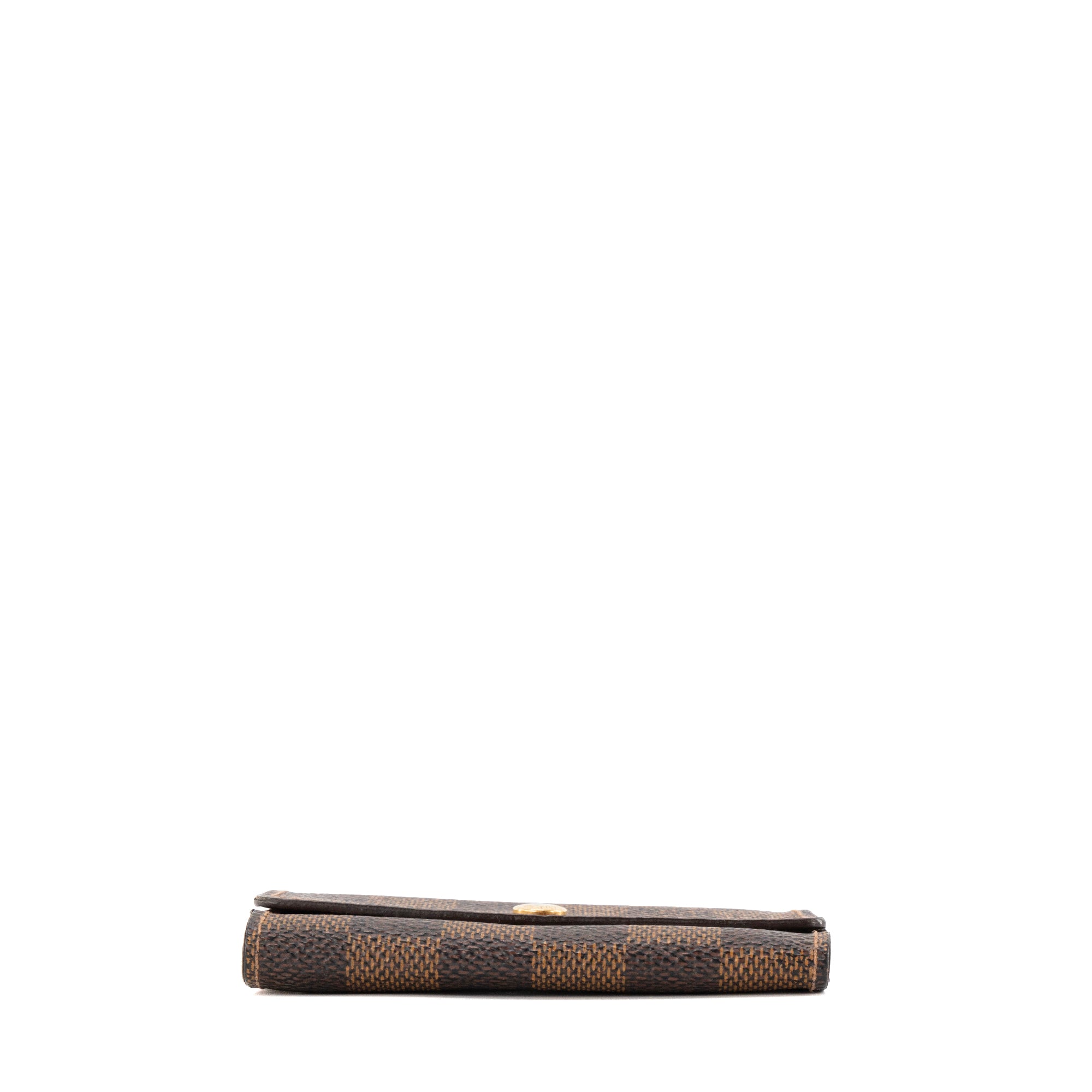 LOUIS VUITTON - Pochette 6 Clés Louis Vuitton en toile enduite damier ébène