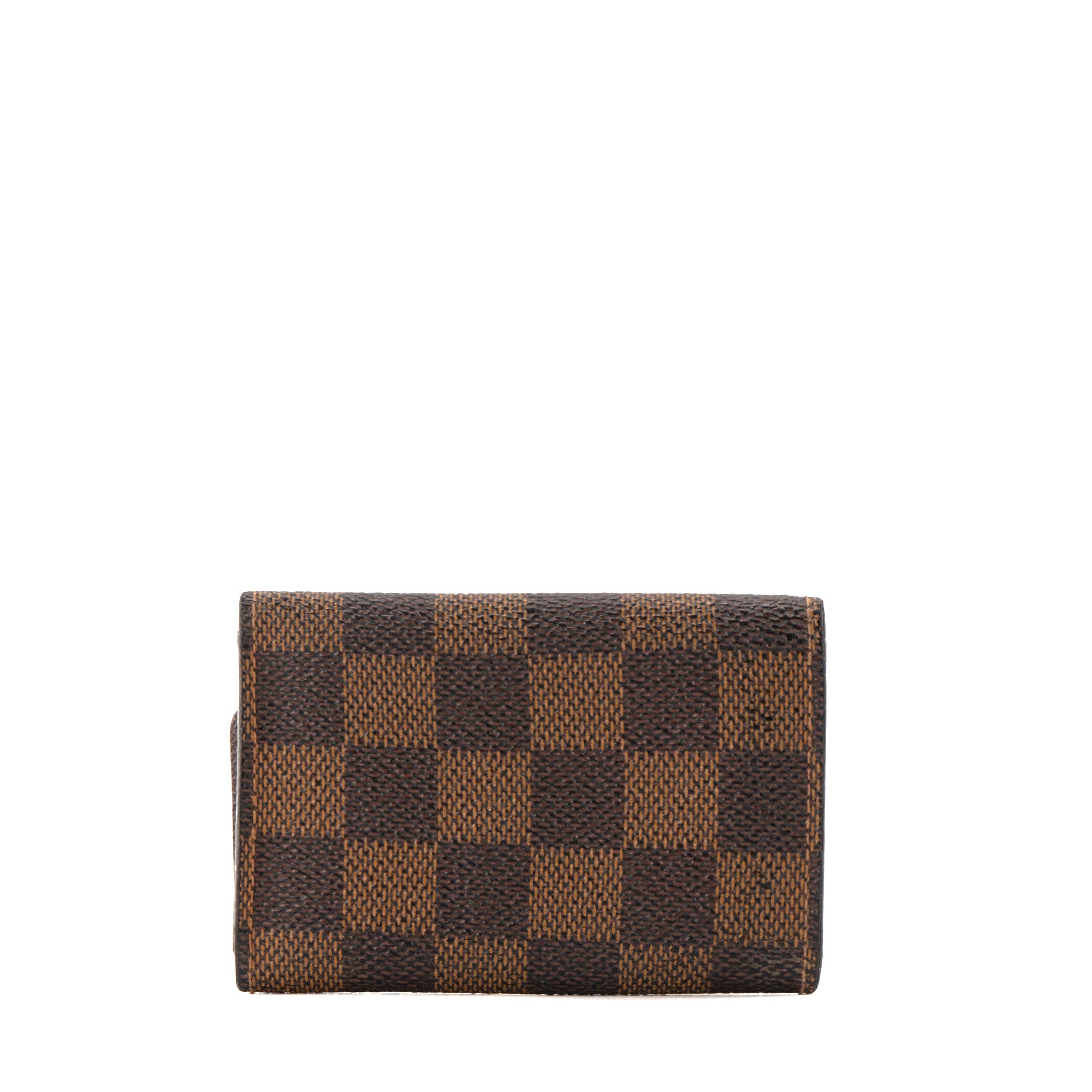 LOUIS VUITTON - Pochette 6 Clés Louis Vuitton en toile enduite damier ébène