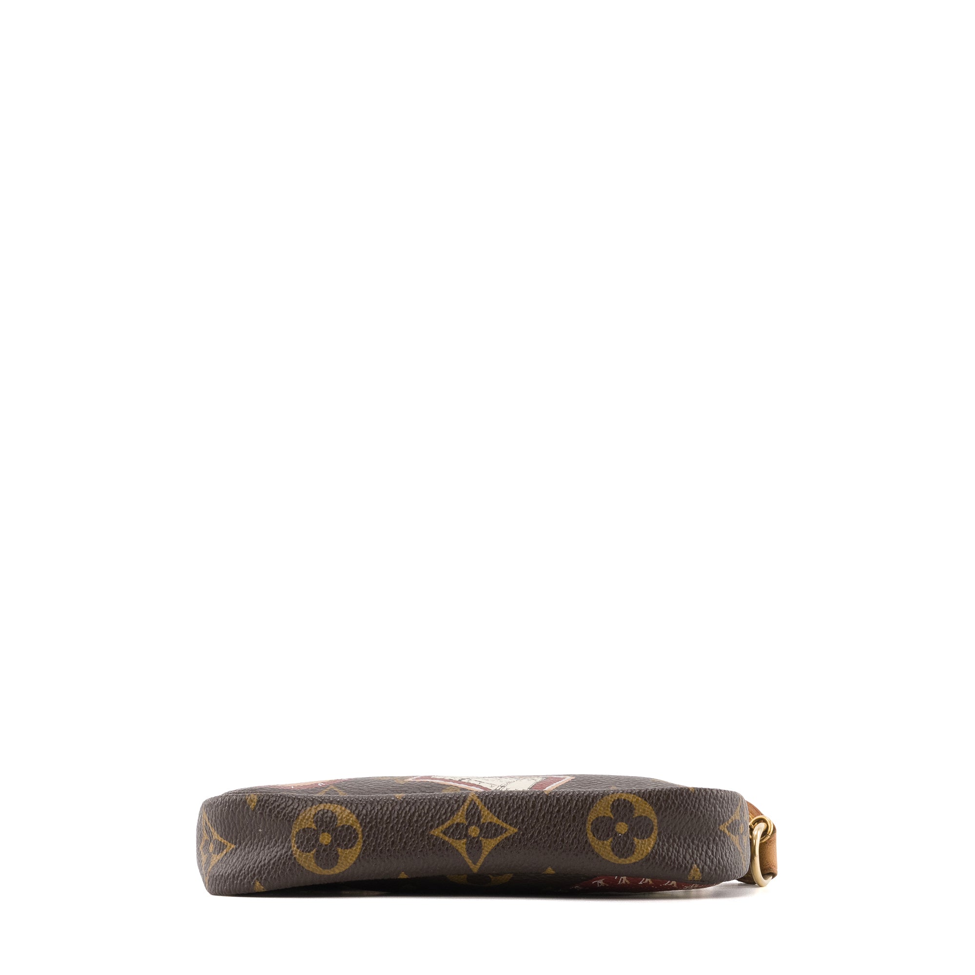 LOUIS VUITTON - Pochette Accessoire Mini Louis Vuitton en toile enduite monogrammée édition limitée