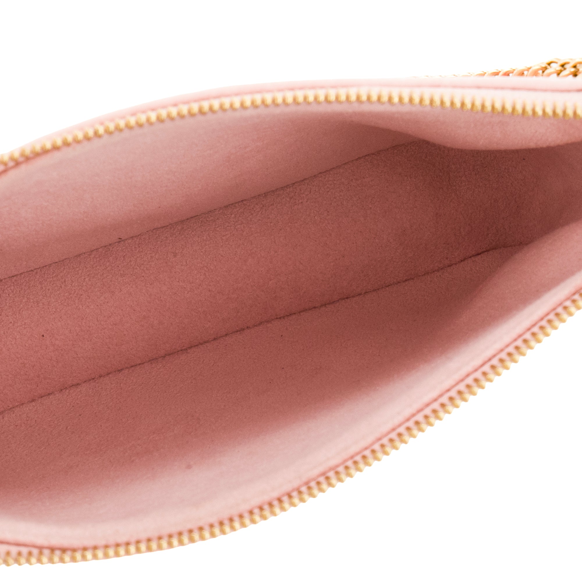 LOUIS VUITTON - Pochette Accessoire Mini Rosebud Louis Vuitton en cuir empreinte rose édition limitée