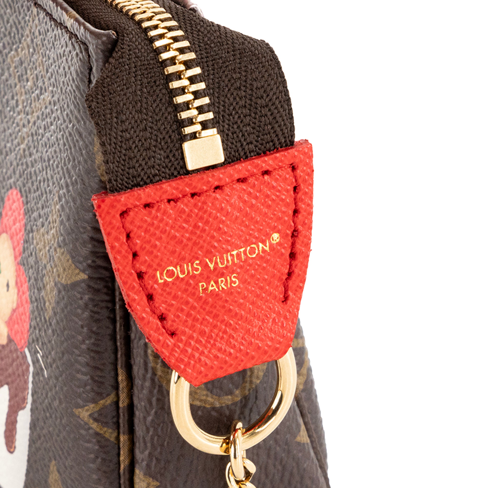 LOUIS VUITTON - Pochette Accessoires Candy Factory mini Louis Vuitton en toile enduite monogrammée édition limitée
