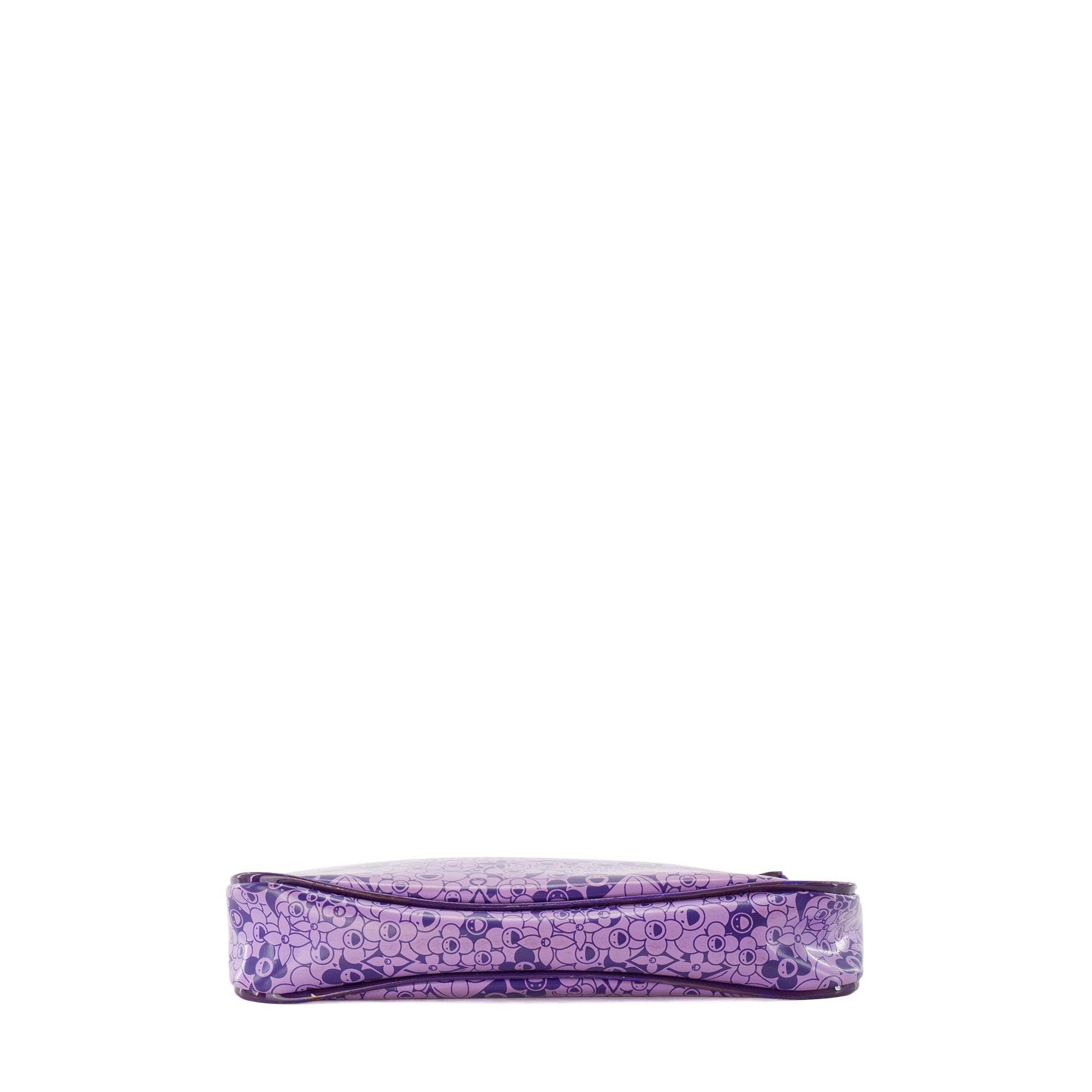 LOUIS VUITTON - Pochette Accessoires Cosmic Blossom Louis Vuitton en cuir verni violet édition limitée