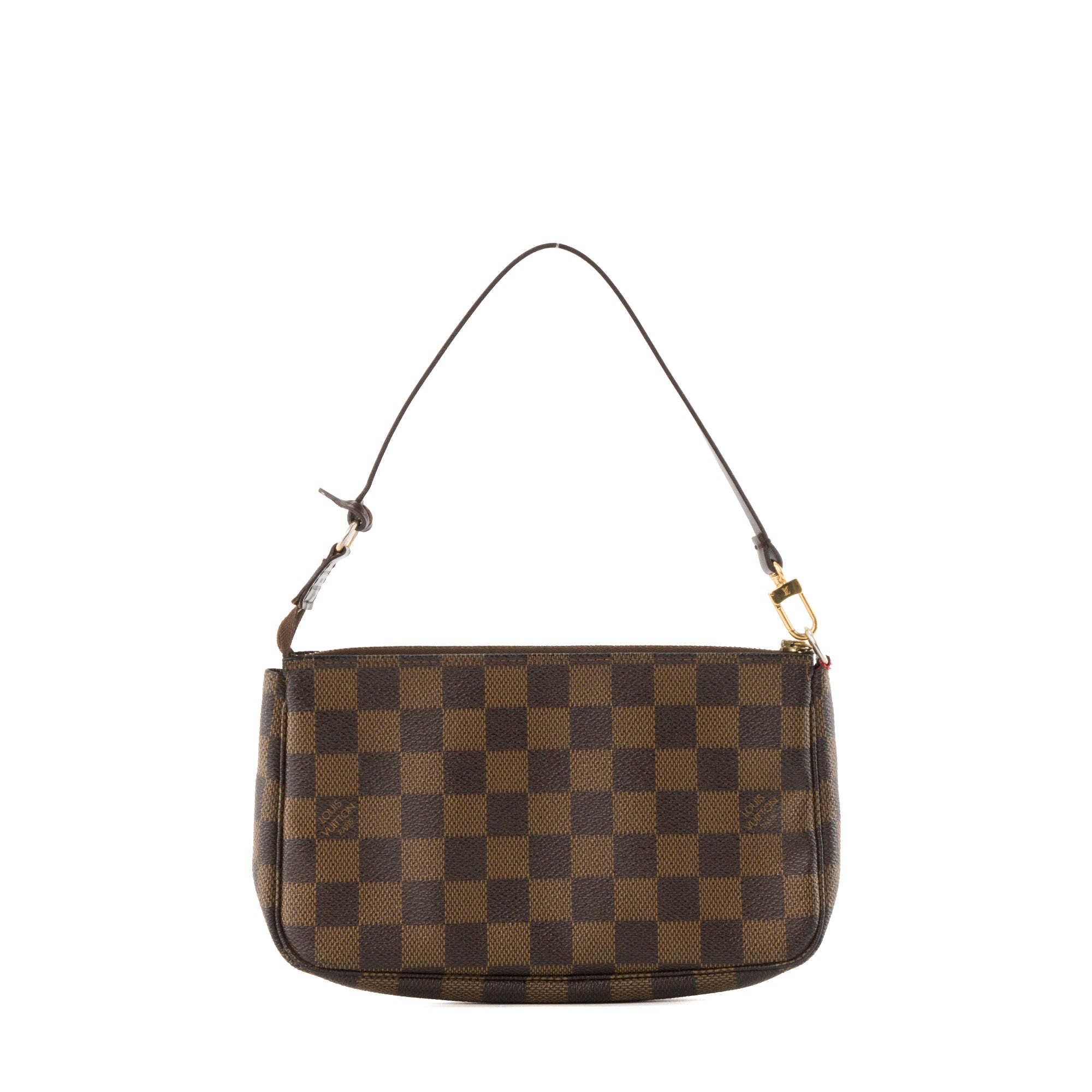 LOUIS VUITTON - Pochette Accessoires Louis Vuitton en toile enduite damier ébène