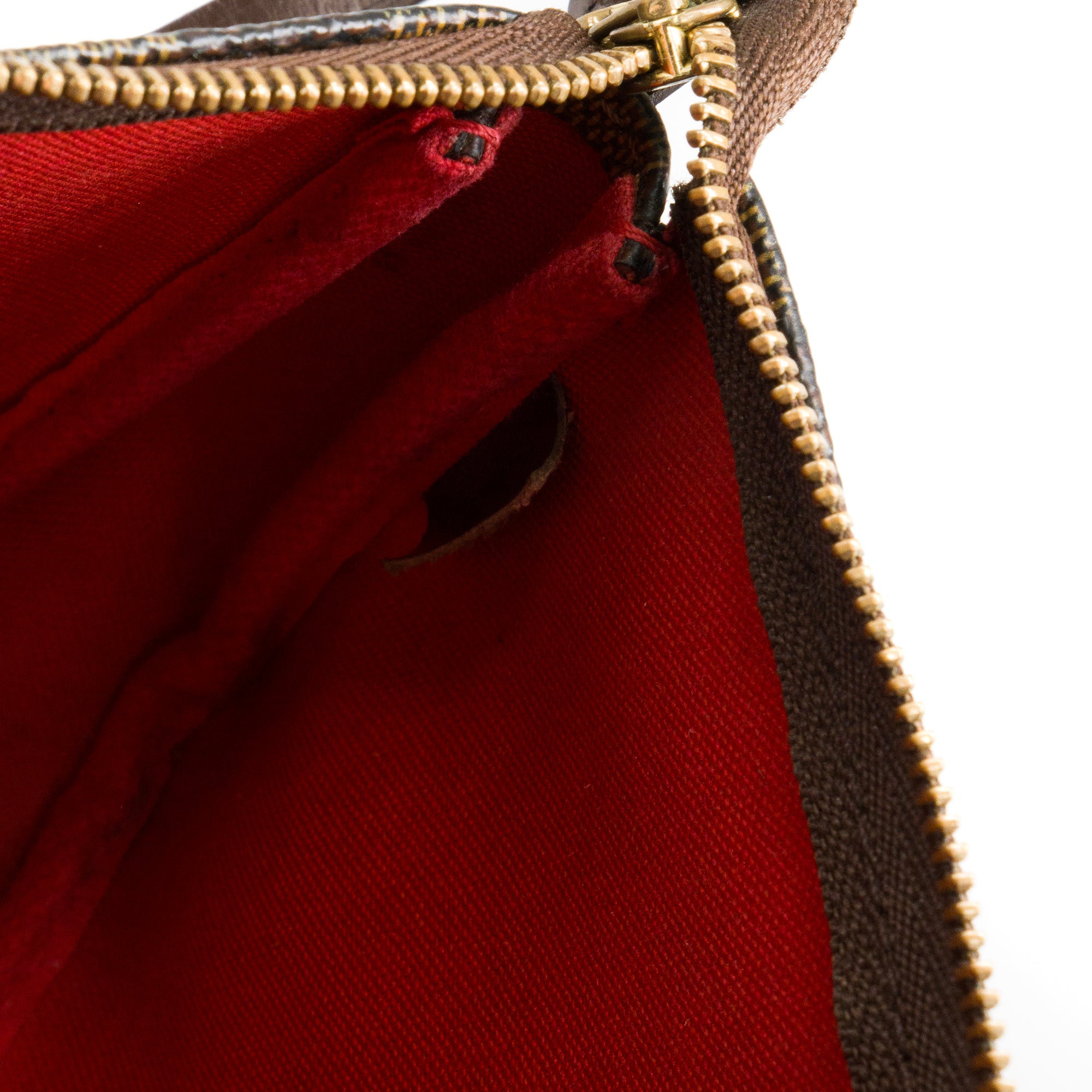 LOUIS VUITTON - Pochette Accessoires Louis Vuitton en toile enduite damier ébène