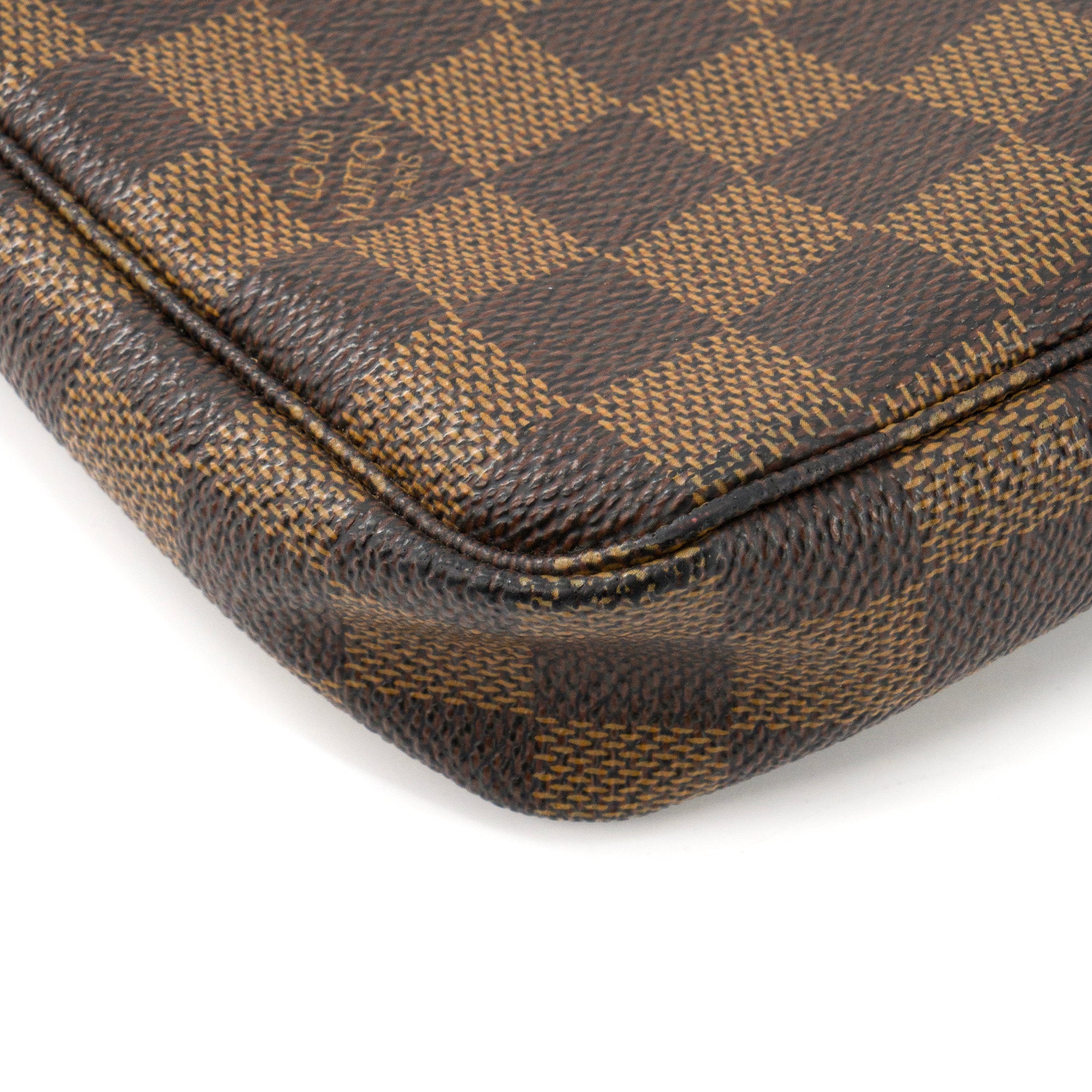 LOUIS VUITTON - Pochette Accessoires Louis Vuitton en toile enduite damier ébène